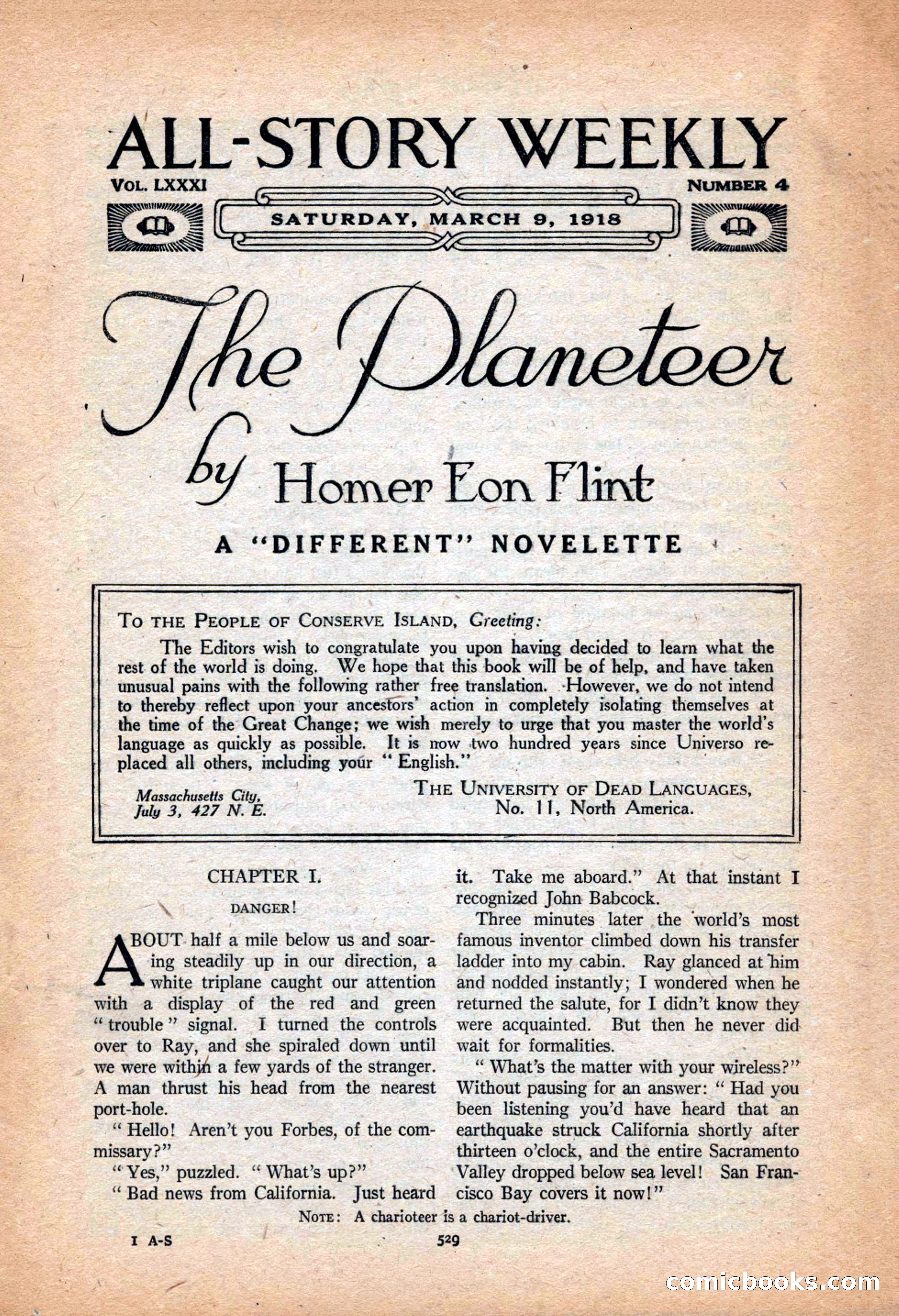 All-Story Weekly, March 9, 1918 — page 11 of 208
