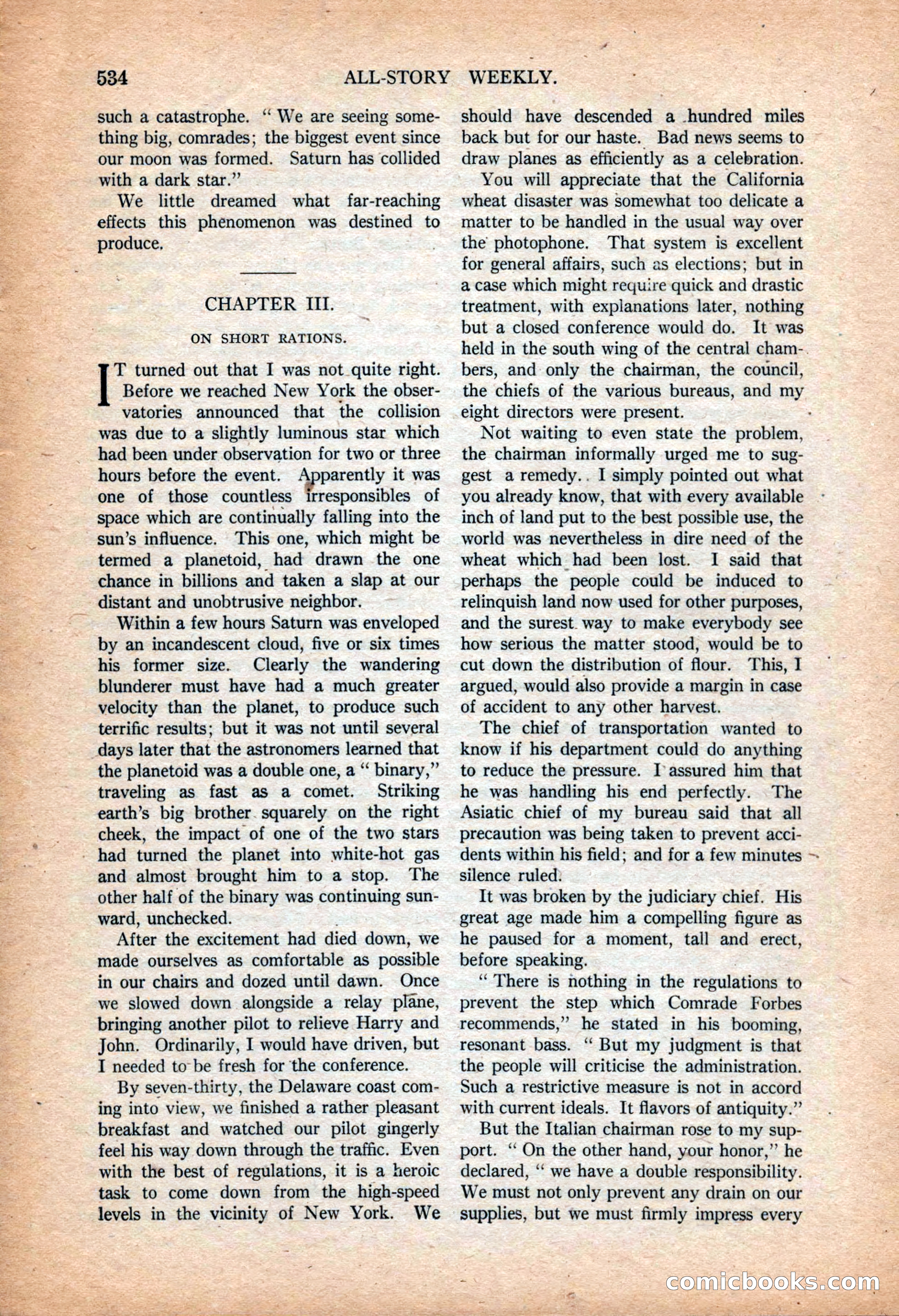 All-Story Weekly, March 9, 1918 — page 16 of 208