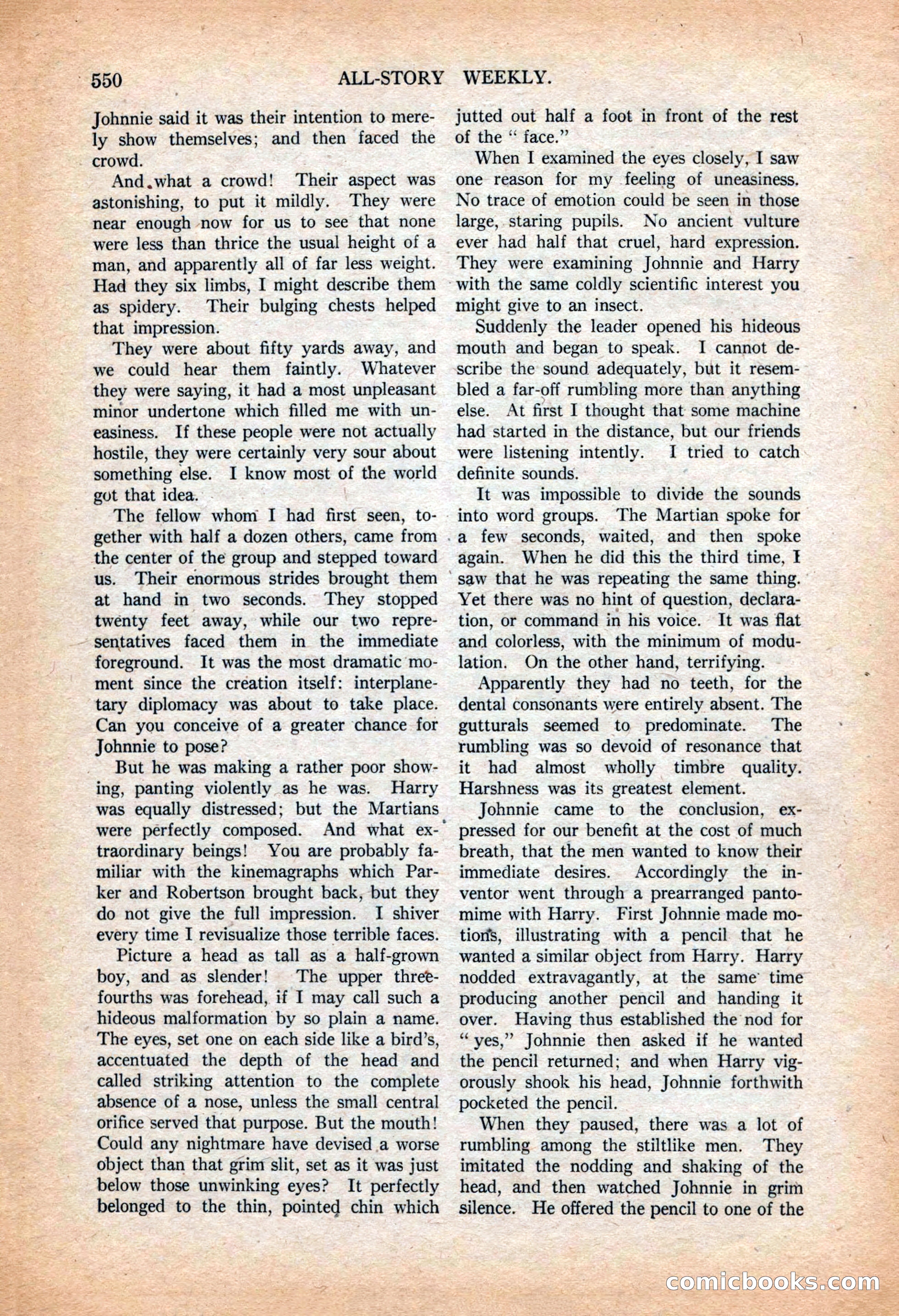 All-Story Weekly, March 9, 1918 — page 32 of 208