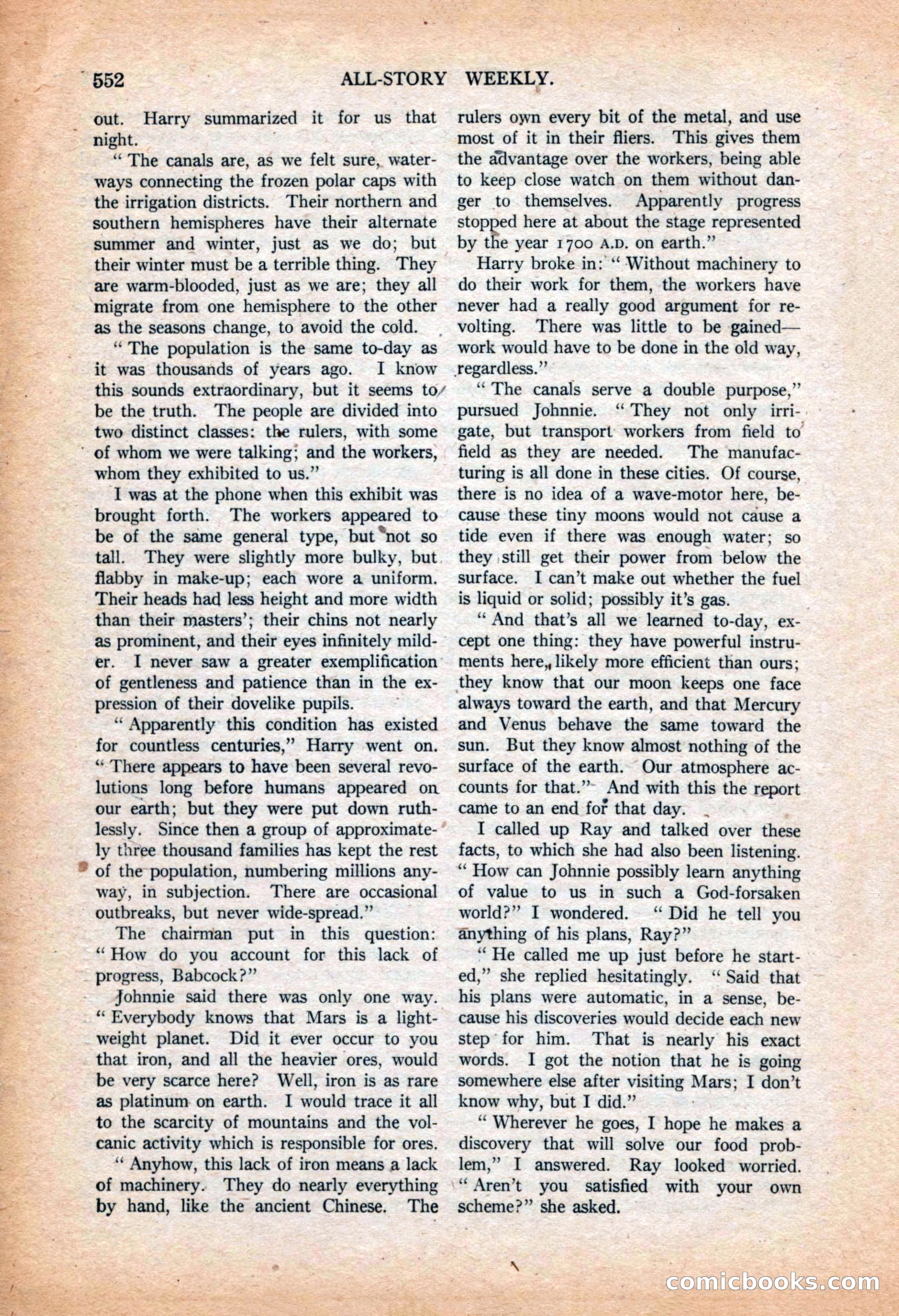 All-Story Weekly, March 9, 1918 — page 34 of 208