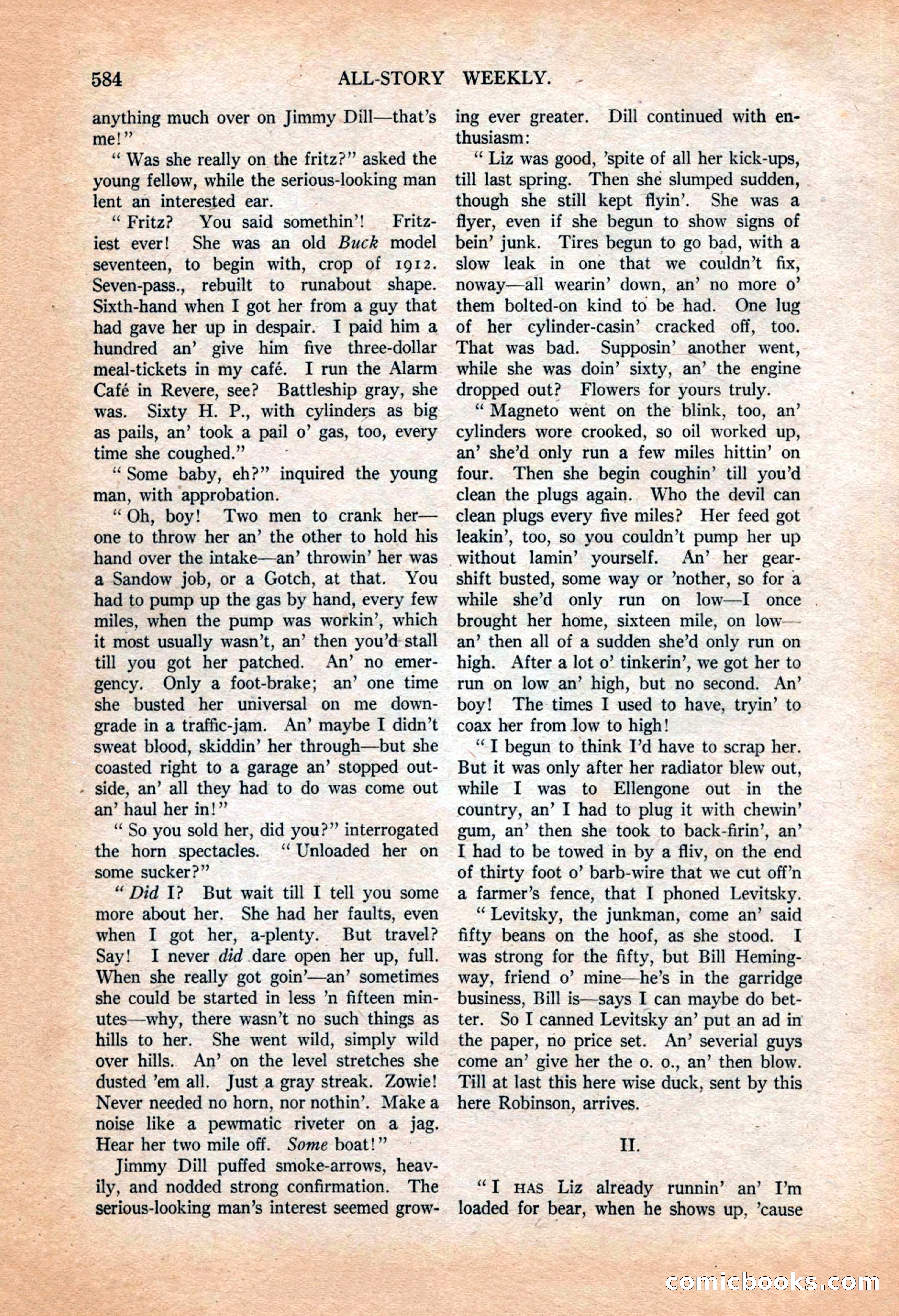 All-Story Weekly, March 9, 1918 — page 66 of 208