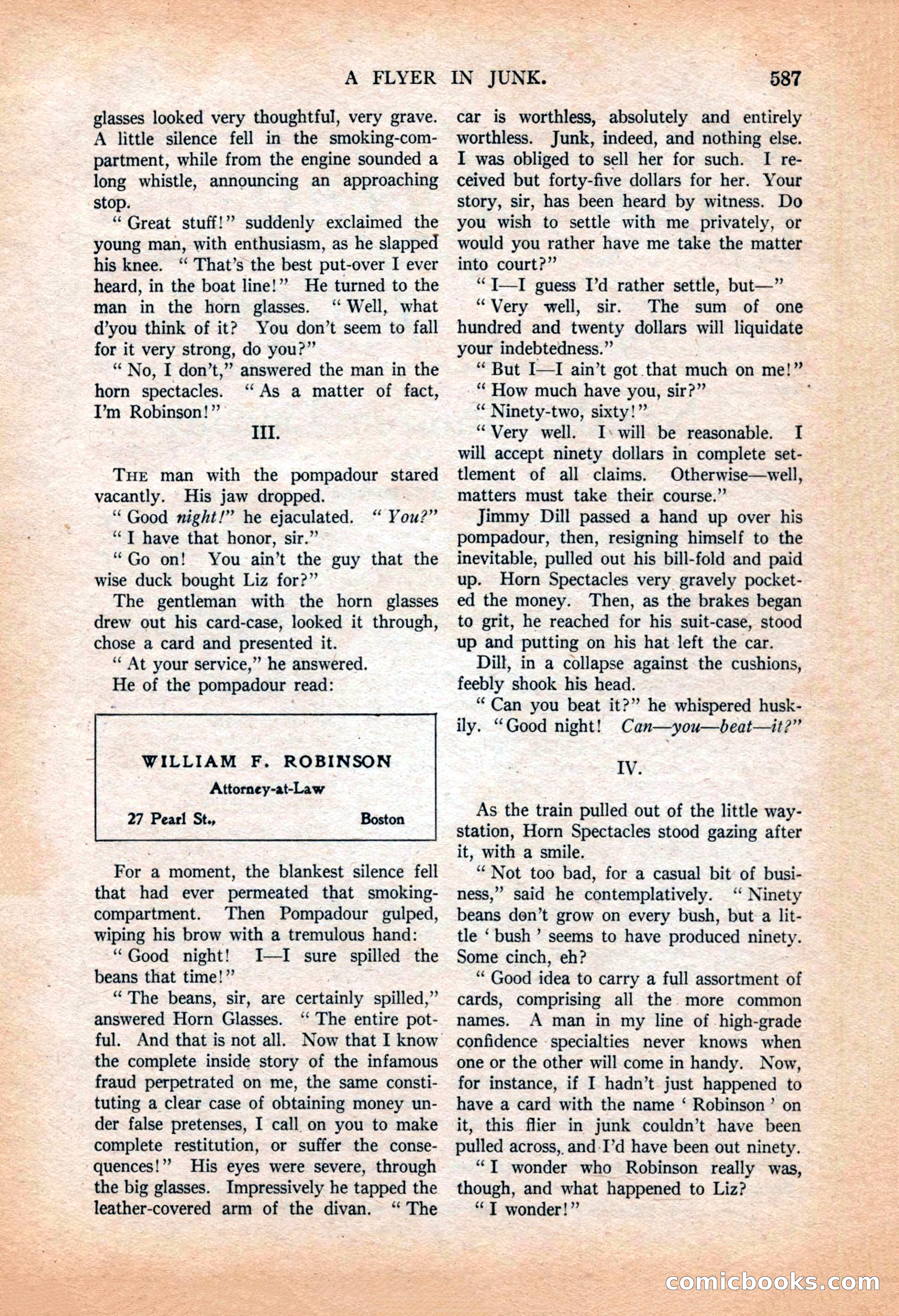All-Story Weekly, March 9, 1918 — page 69 of 208