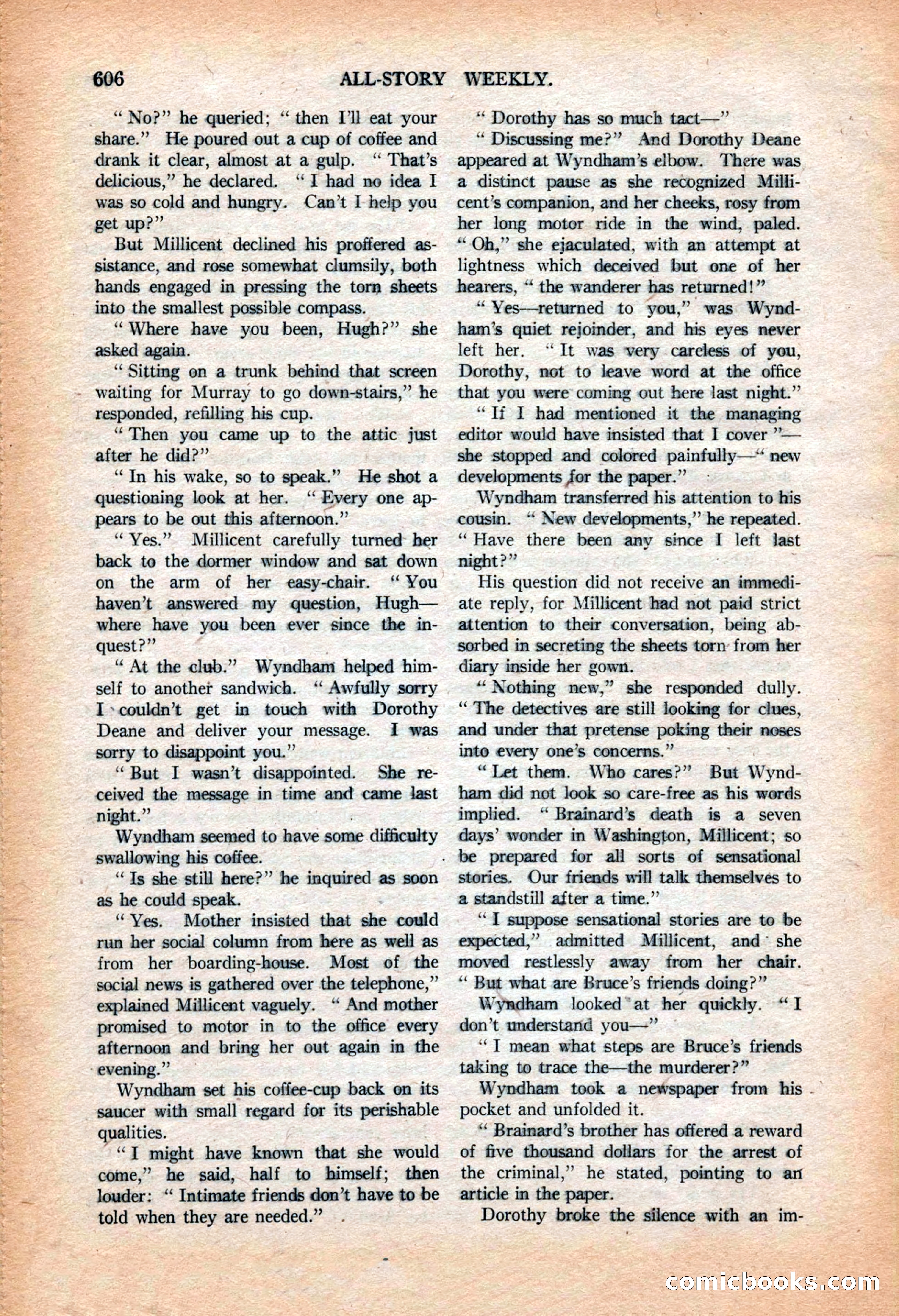All-Story Weekly, March 9, 1918 — page 88 of 208
