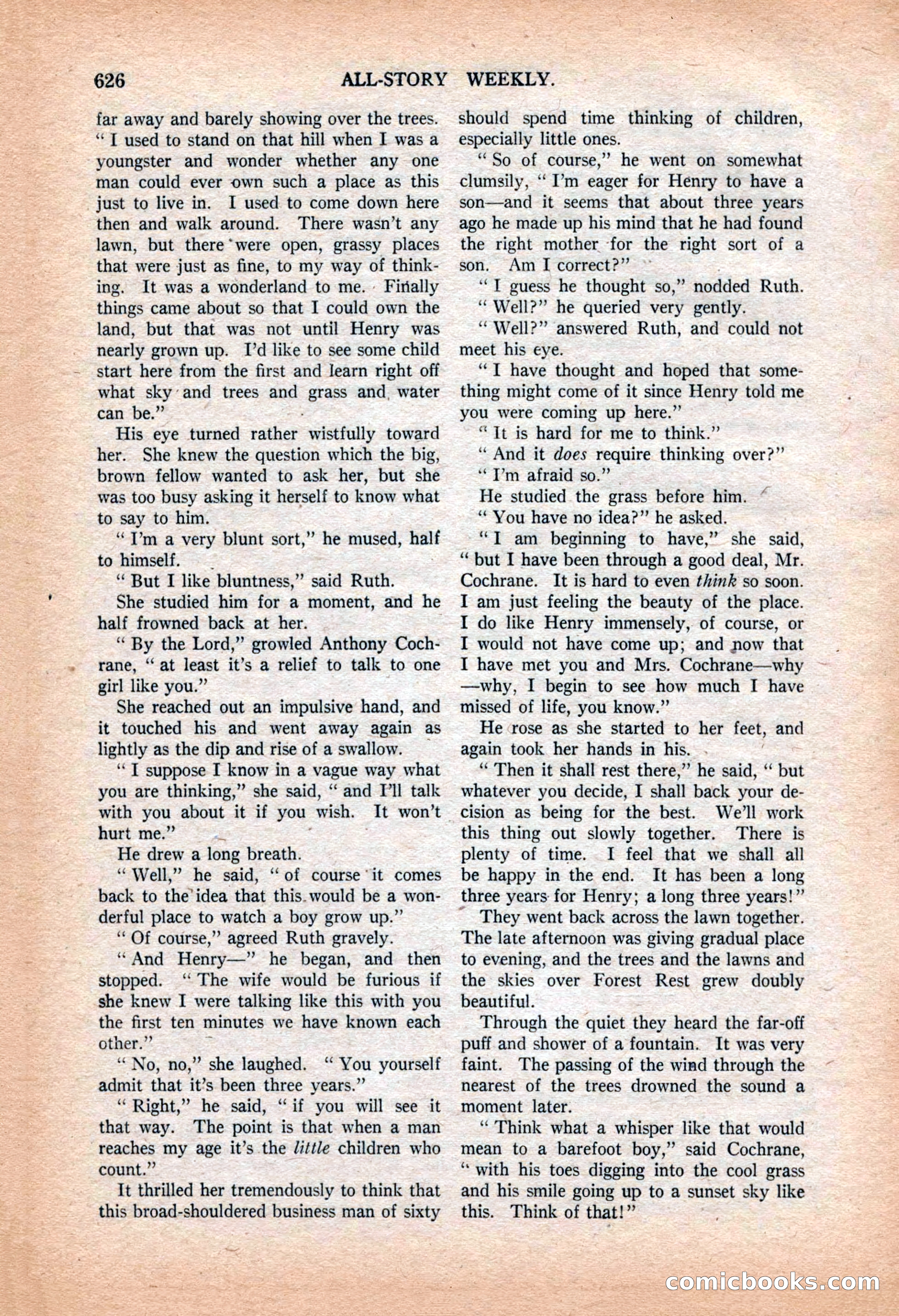All-Story Weekly, March 9, 1918 — page 108 of 208