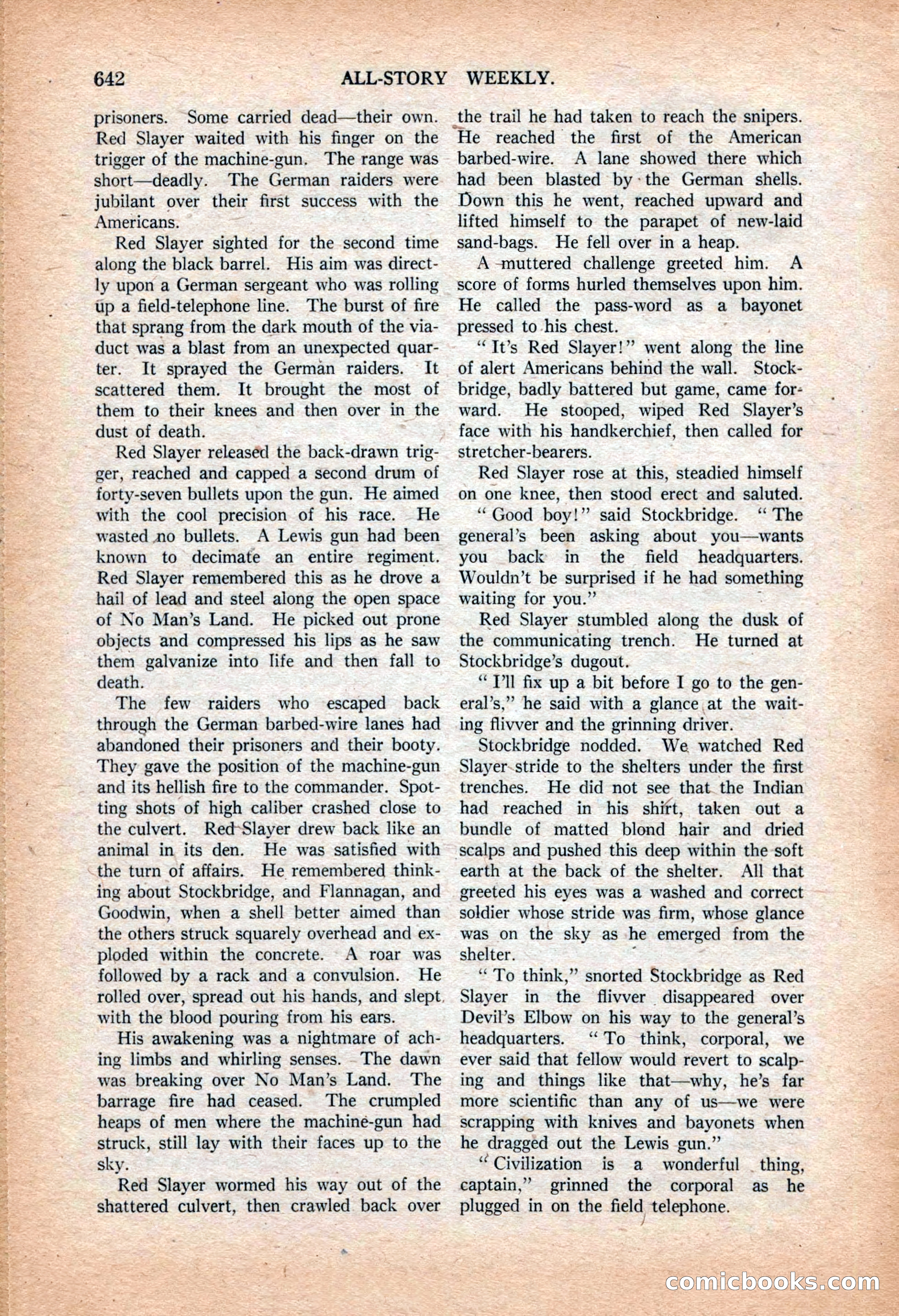All-Story Weekly, March 9, 1918 — page 124 of 208