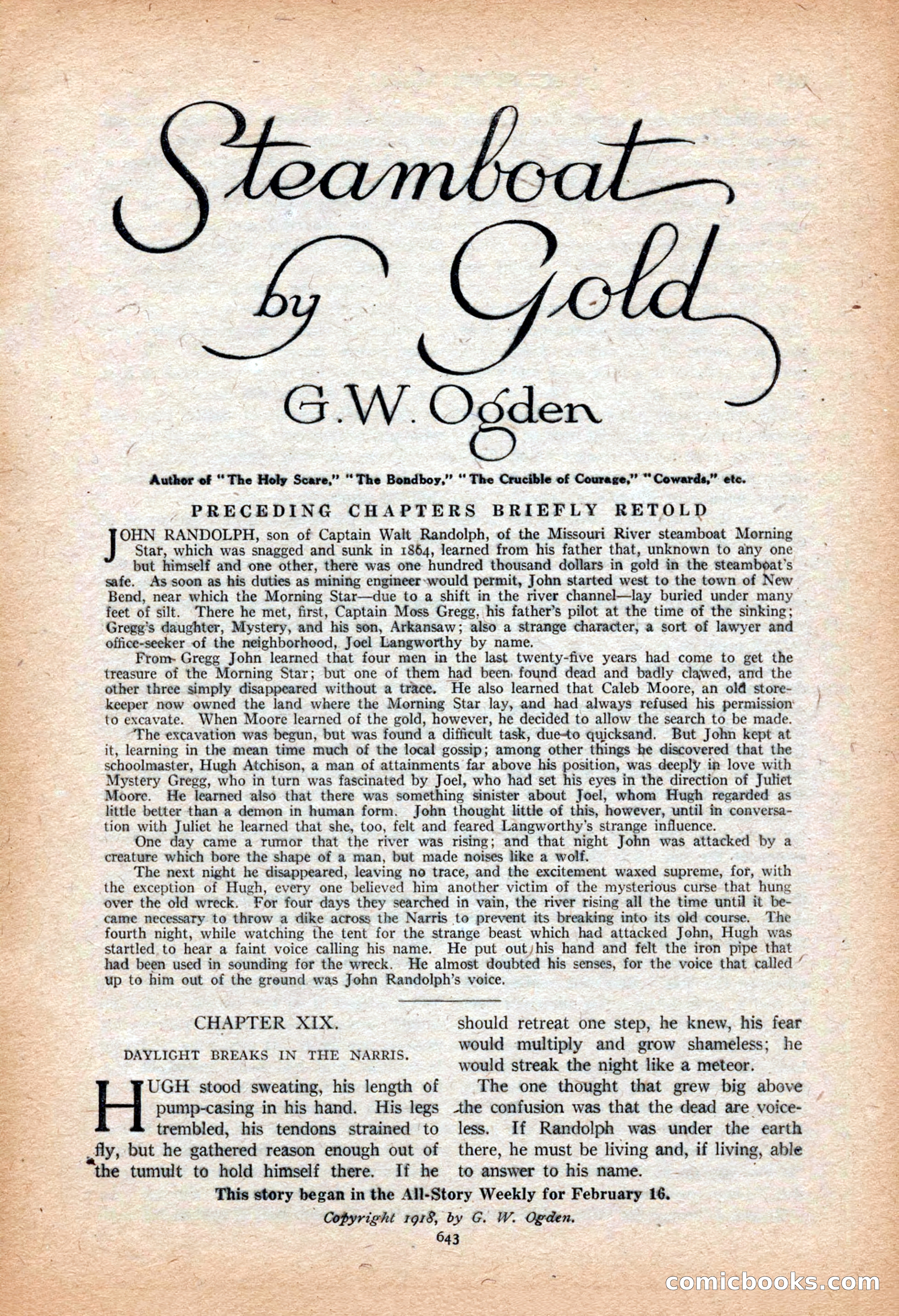 All-Story Weekly, March 9, 1918 — page 125 of 208