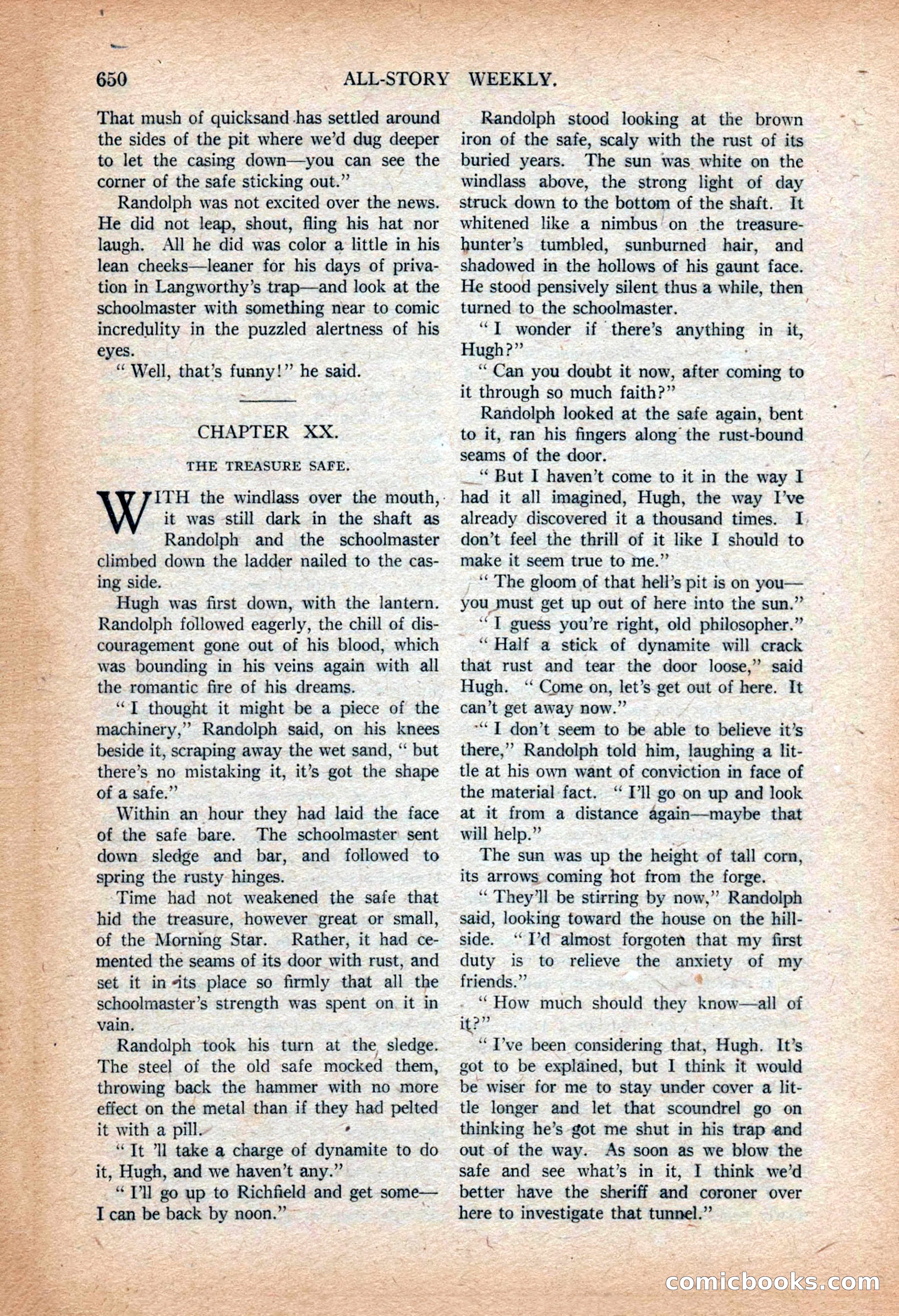 All-Story Weekly, March 9, 1918 — page 132 of 208