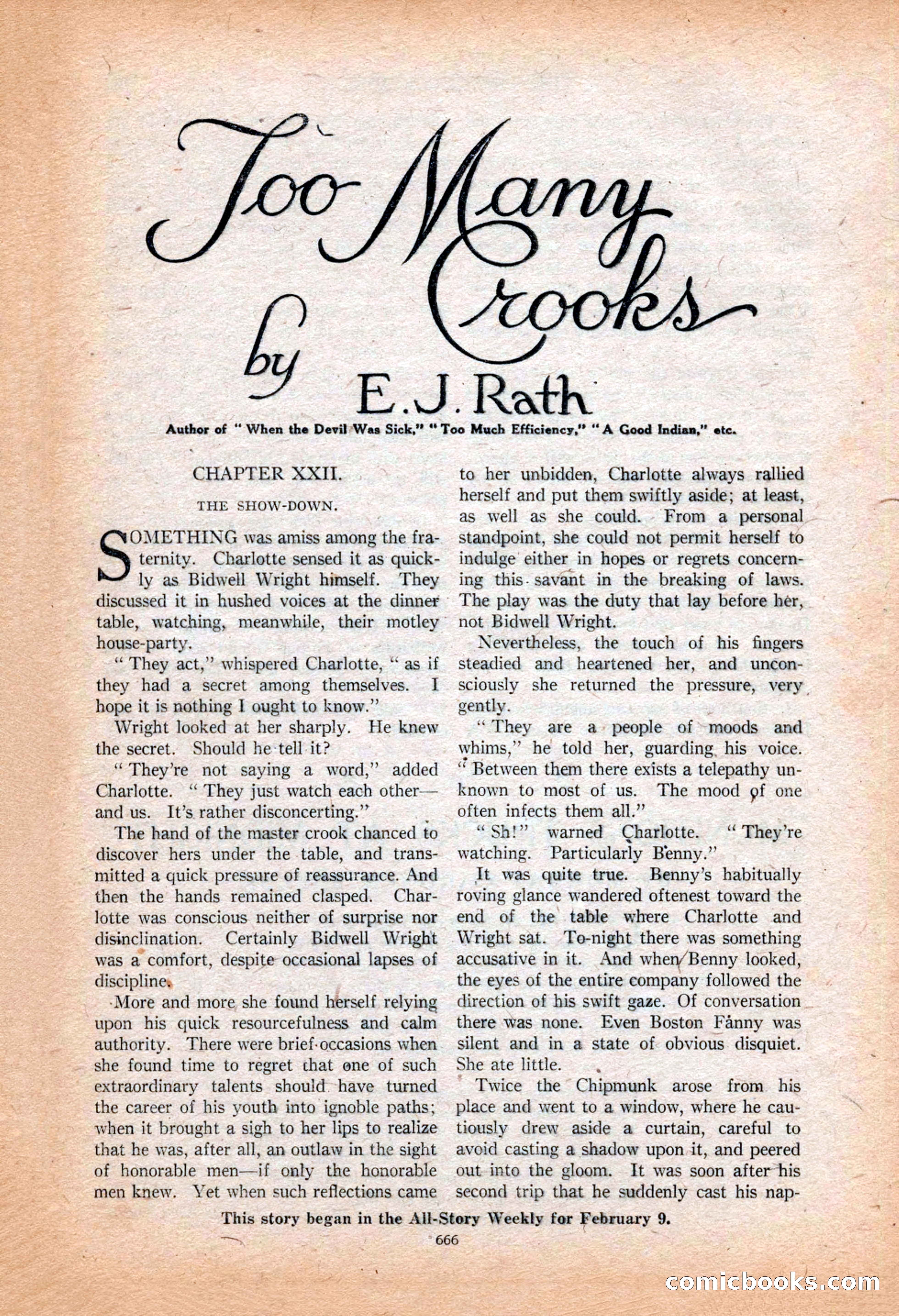 All-Story Weekly, March 9, 1918 — page 148 of 208
