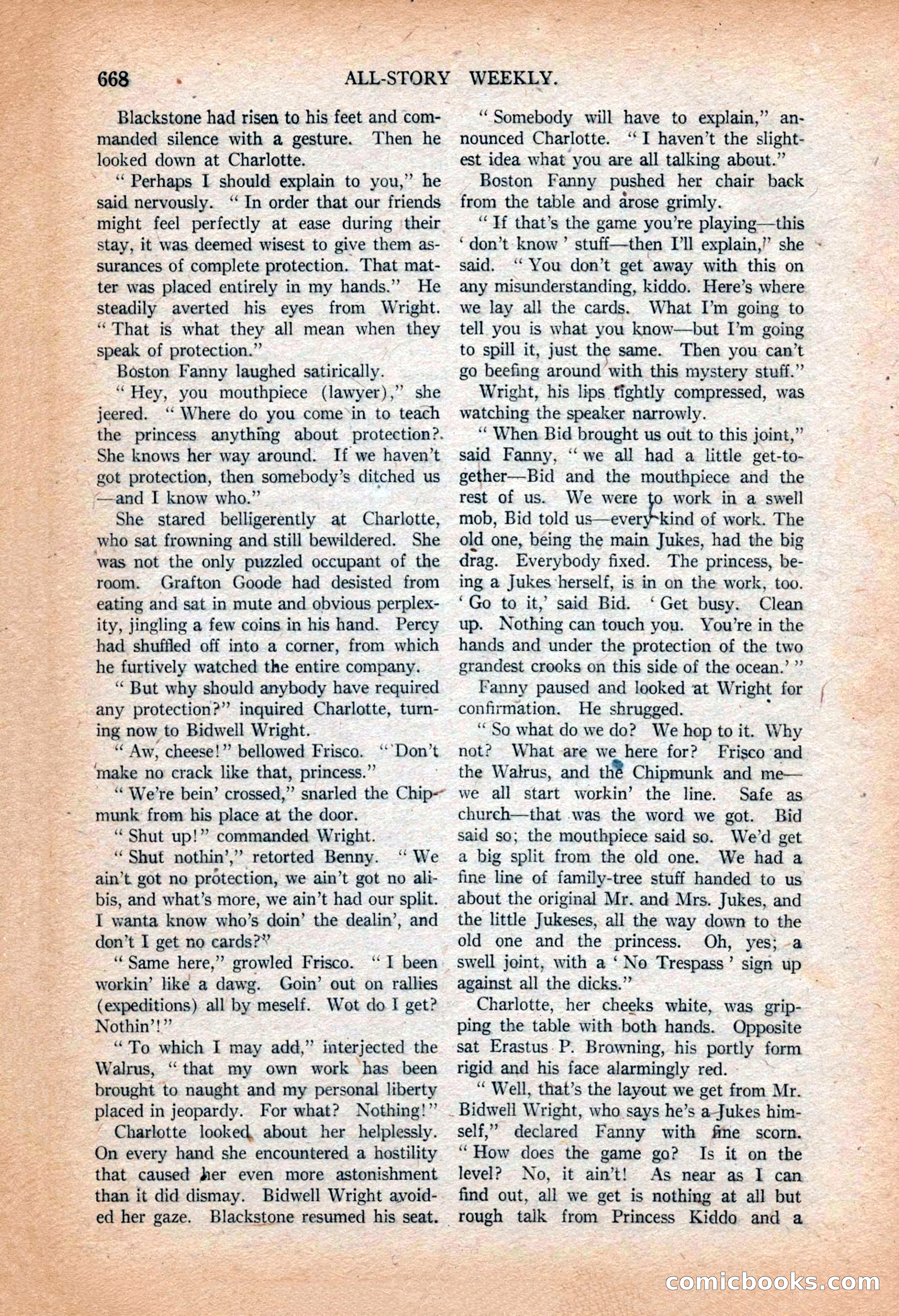 All-Story Weekly, March 9, 1918 — page 150 of 208