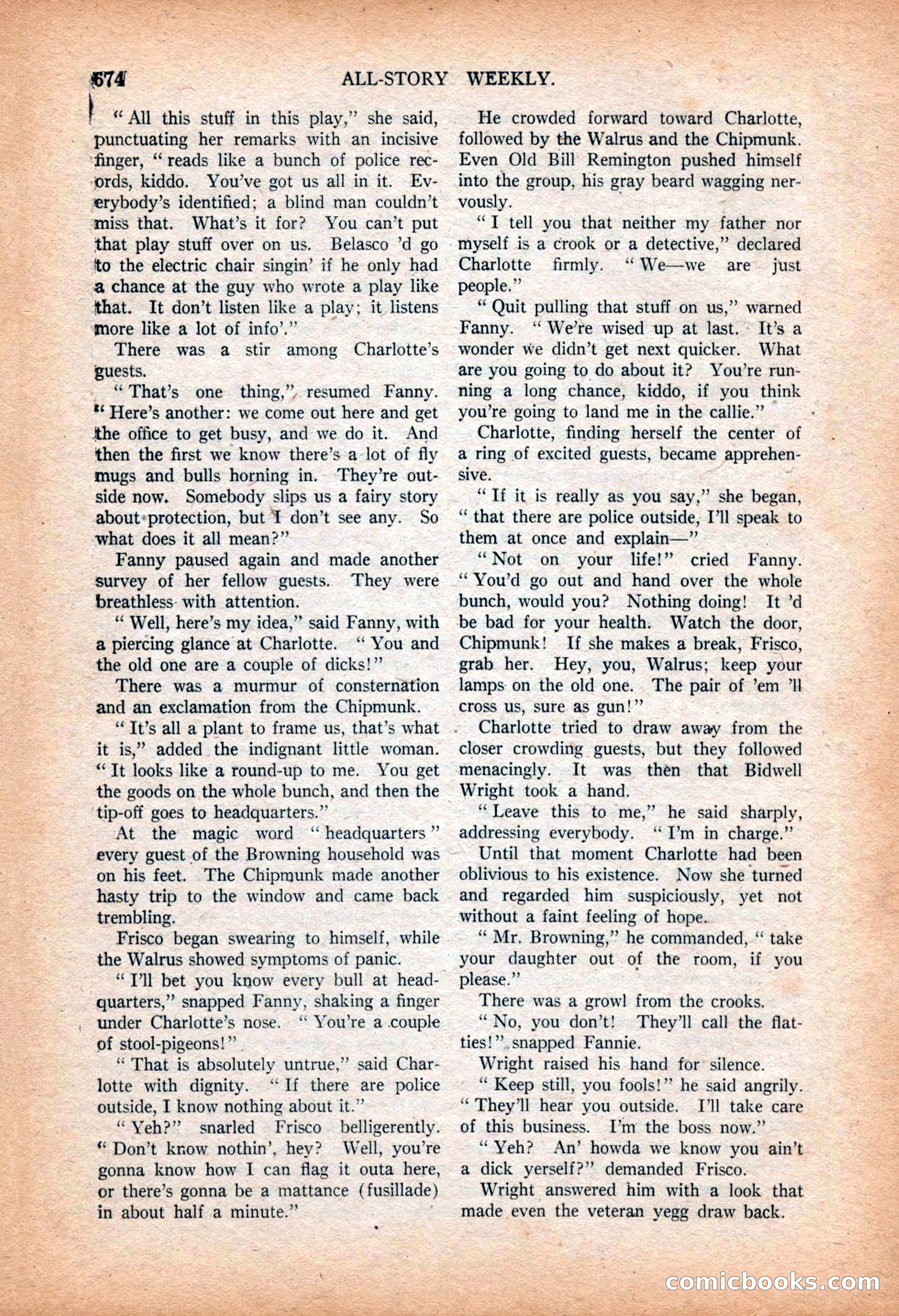 All-Story Weekly, March 9, 1918 — page 156 of 208