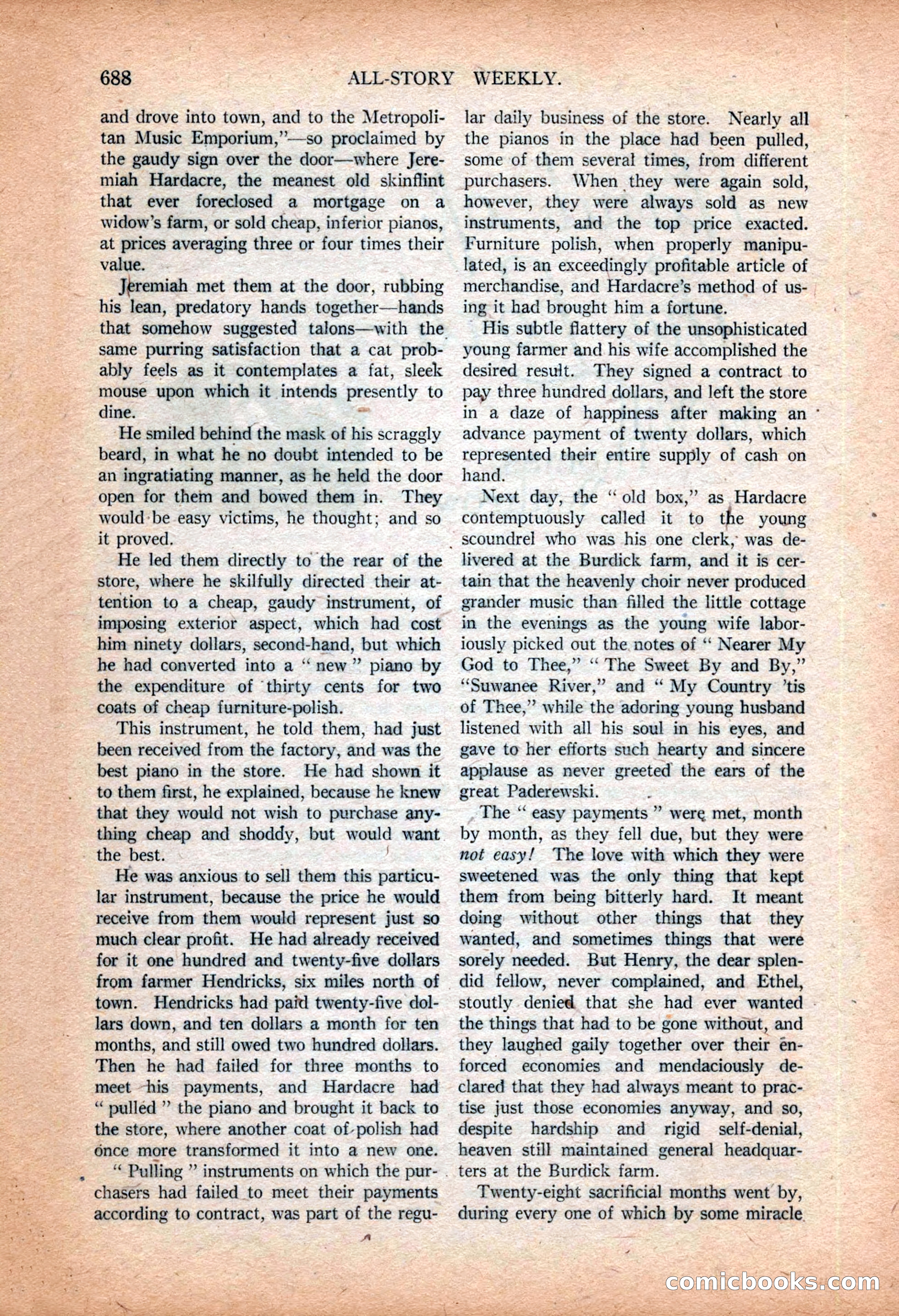 All-Story Weekly, March 9, 1918 — page 170 of 208