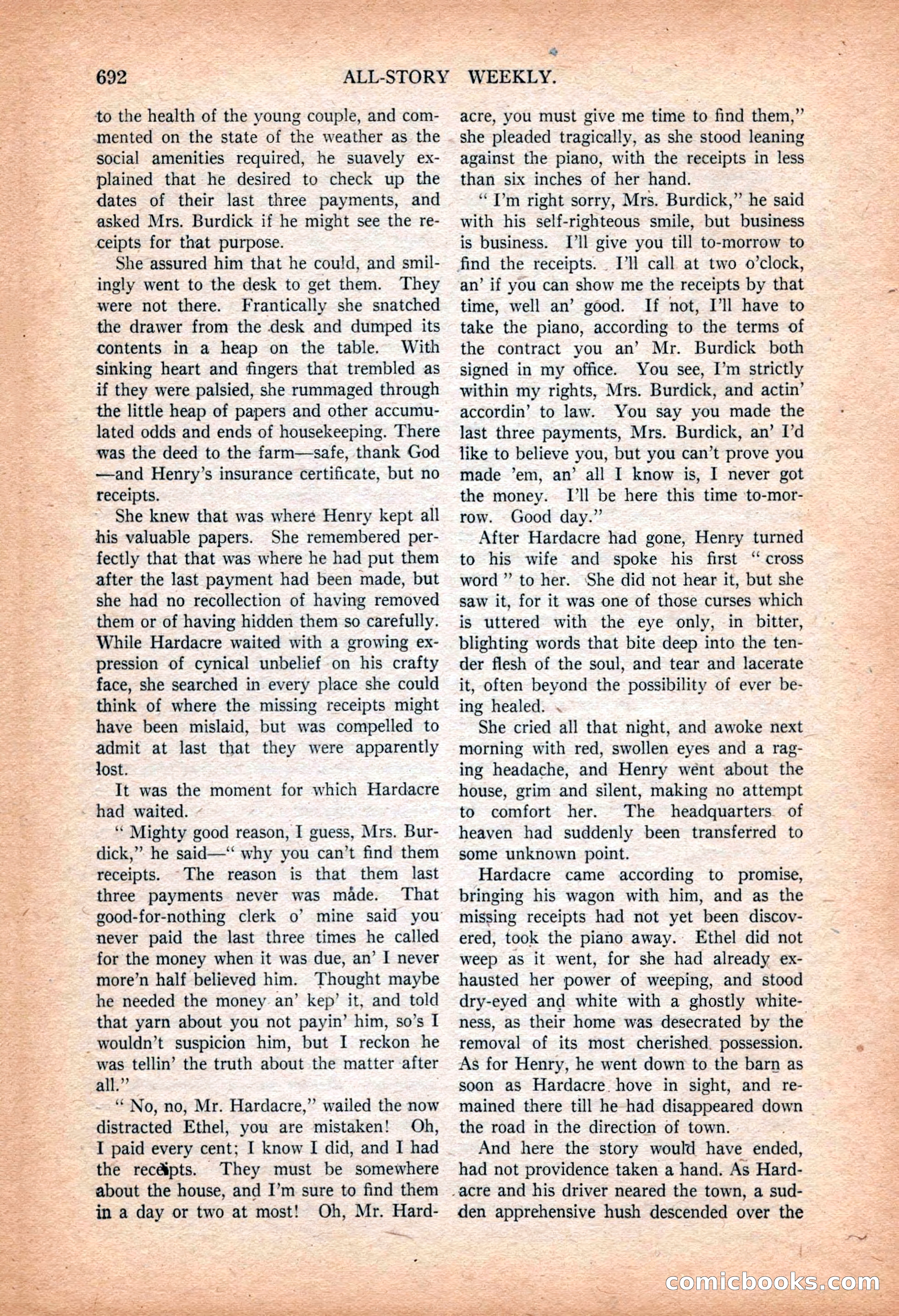 All-Story Weekly, March 9, 1918 — page 174 of 208