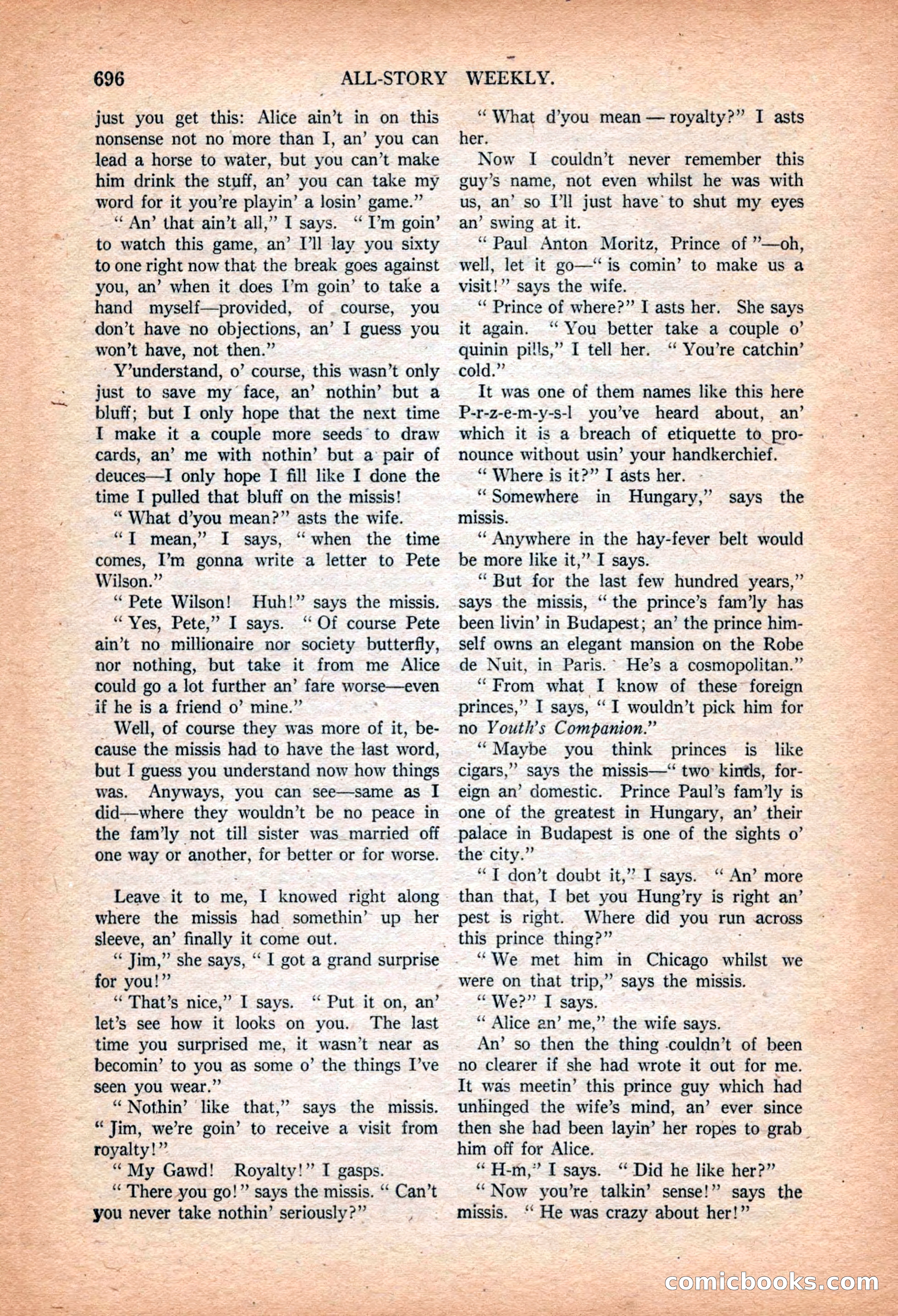 All-Story Weekly, March 9, 1918 — page 178 of 208
