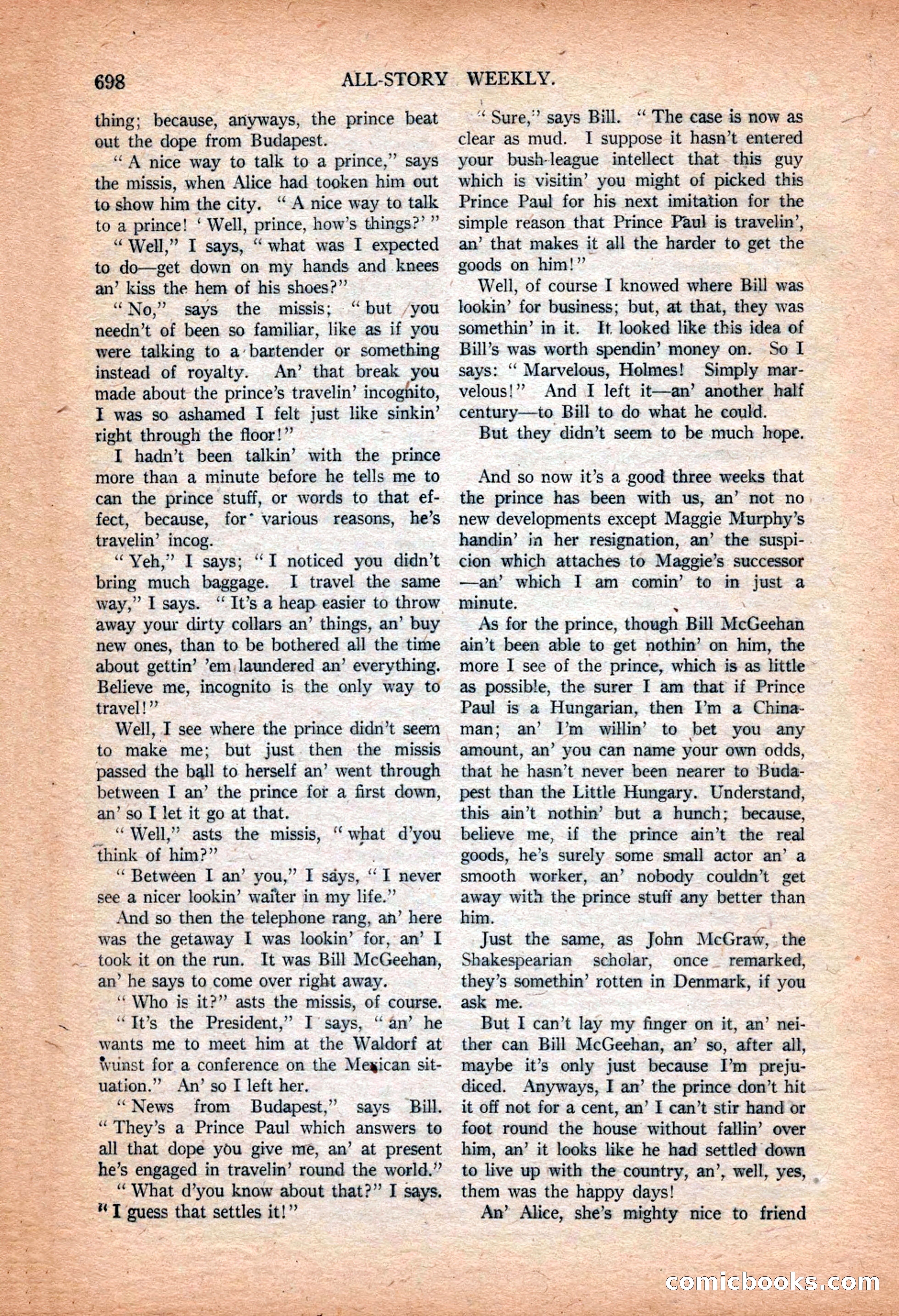 All-Story Weekly, March 9, 1918 — page 180 of 208
