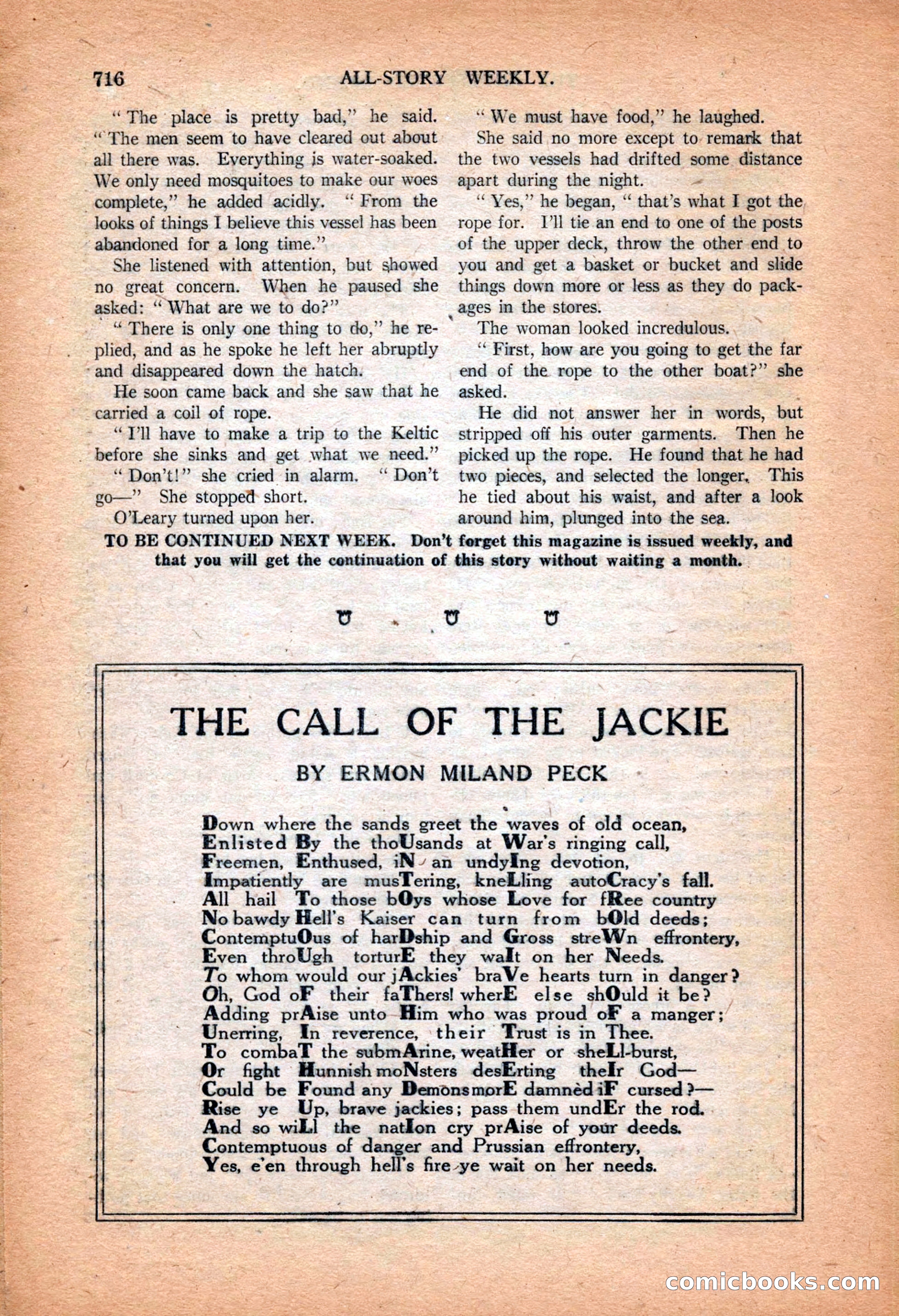 All-Story Weekly, March 9, 1918 — page 198 of 208