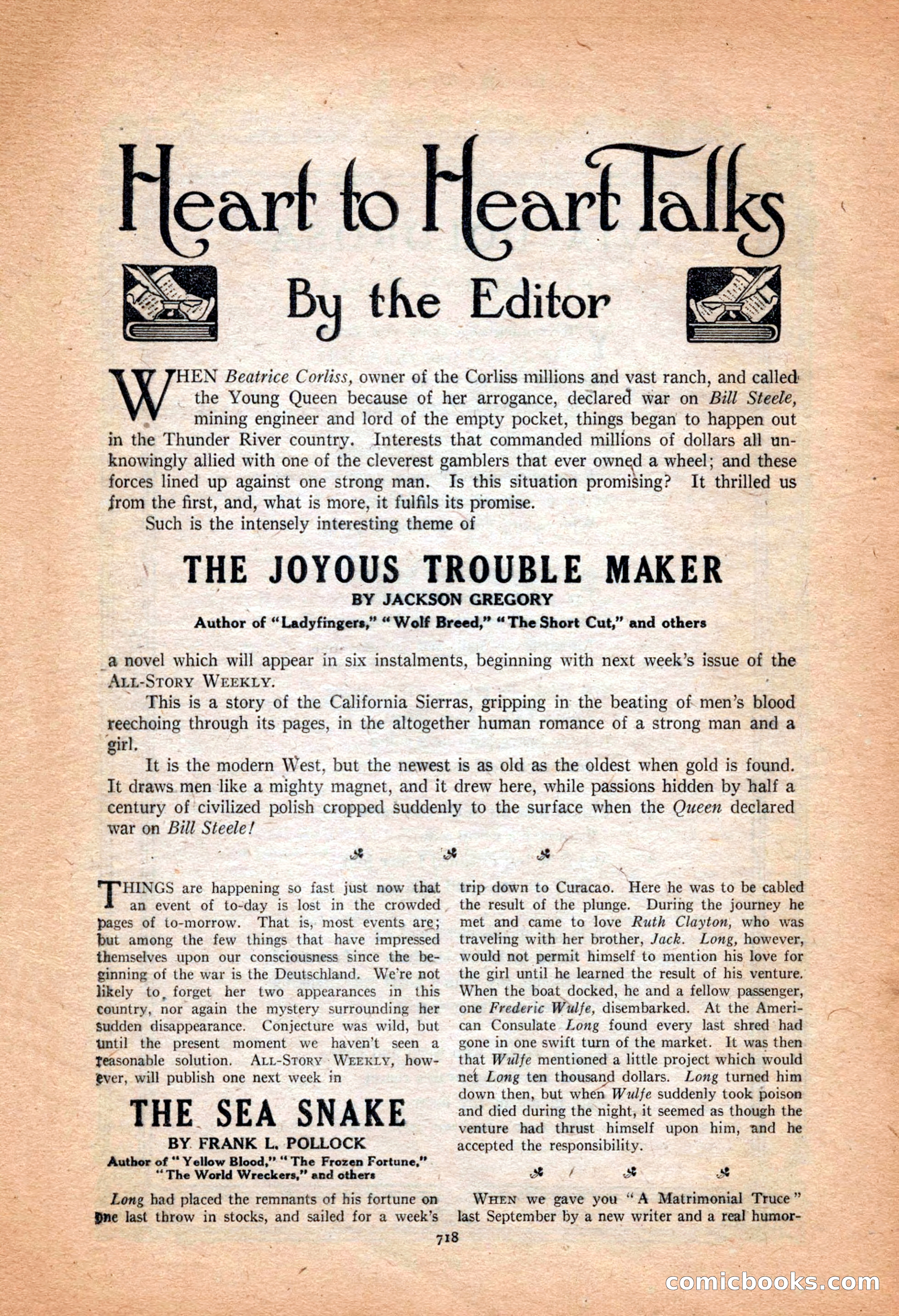 All-Story Weekly, March 9, 1918 — page 200 of 208