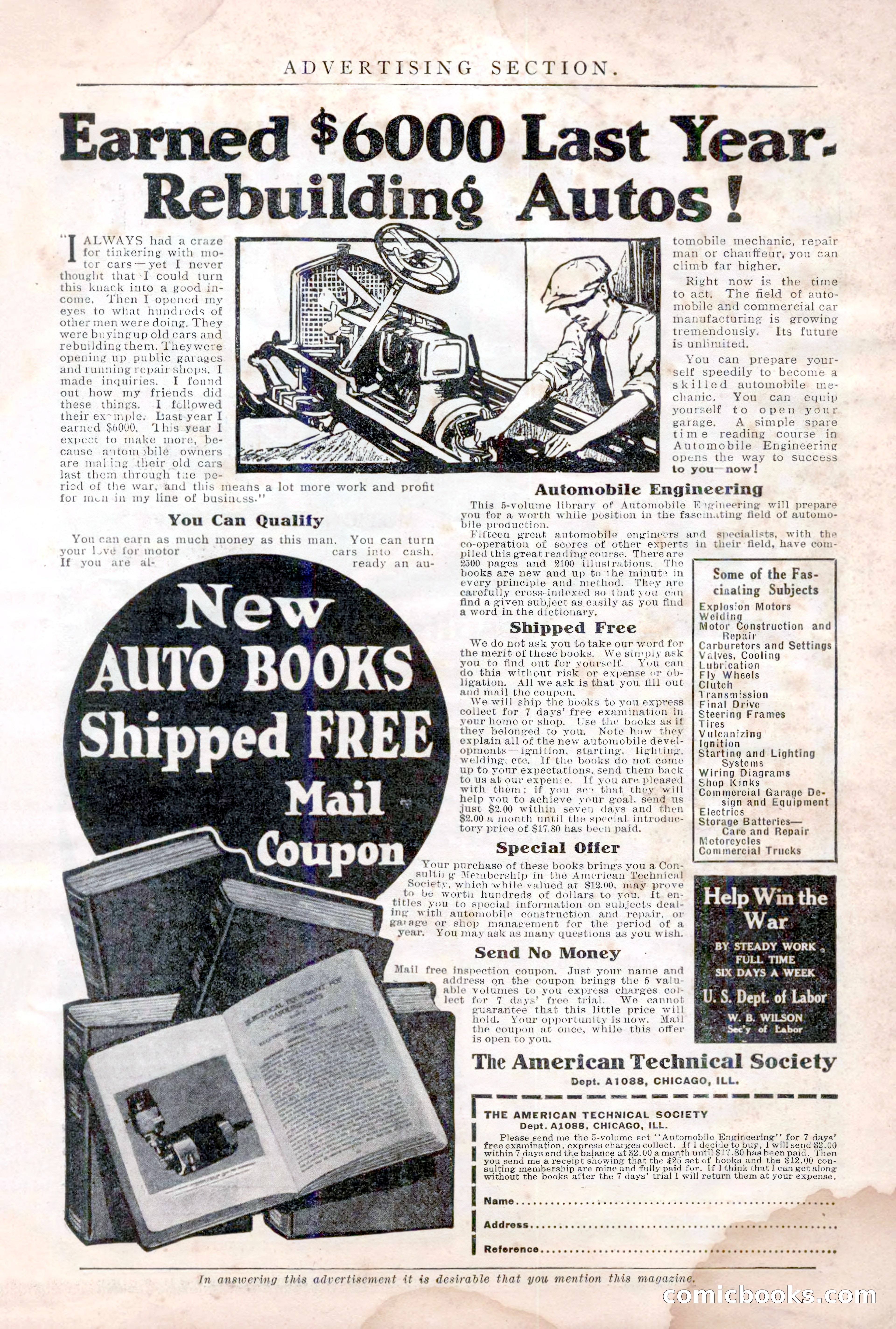 All-Story Weekly, November 16, 1918 — page 7 of 188