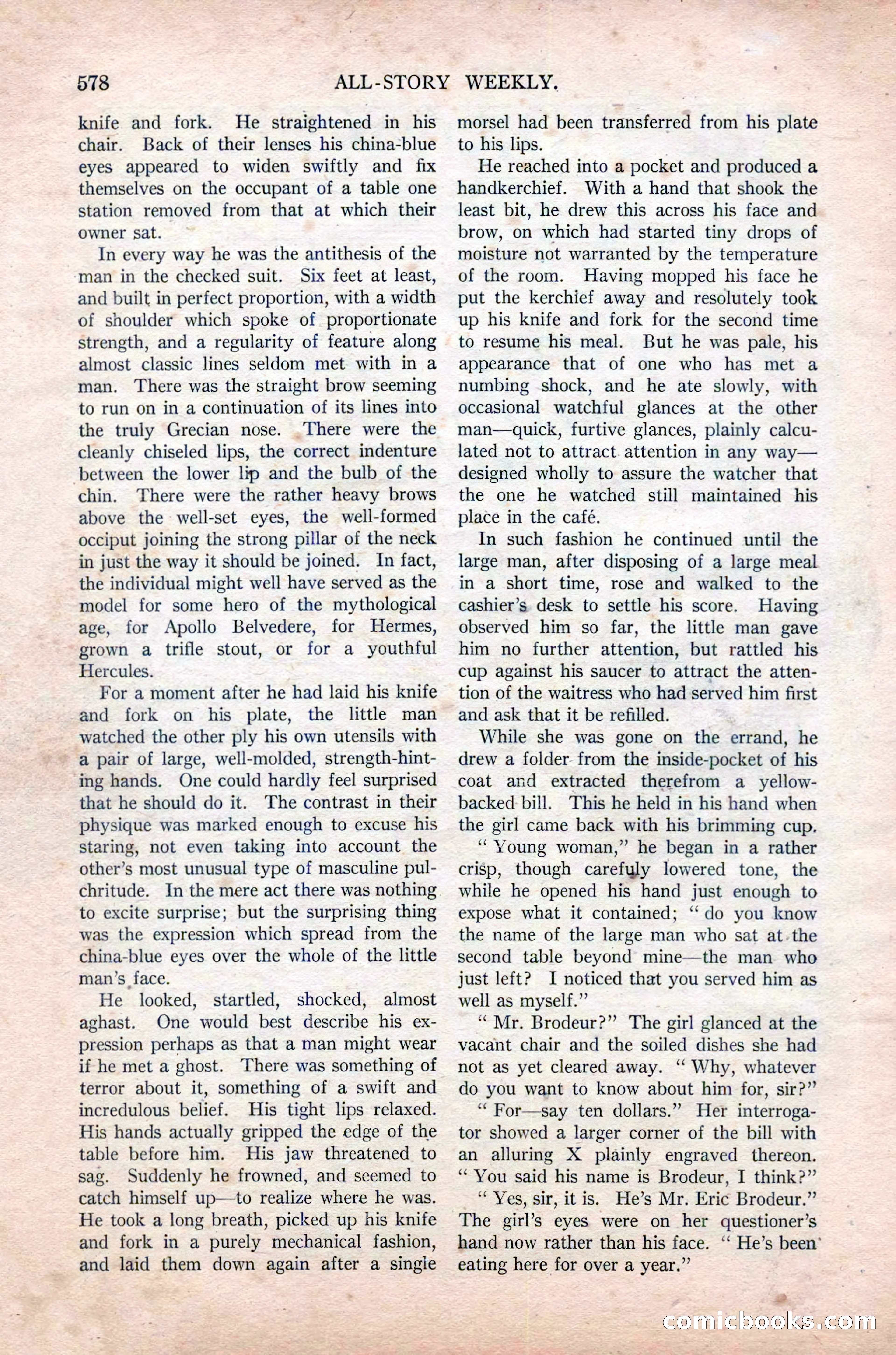 All-Story Weekly, November 16, 1918 — page 12 of 188