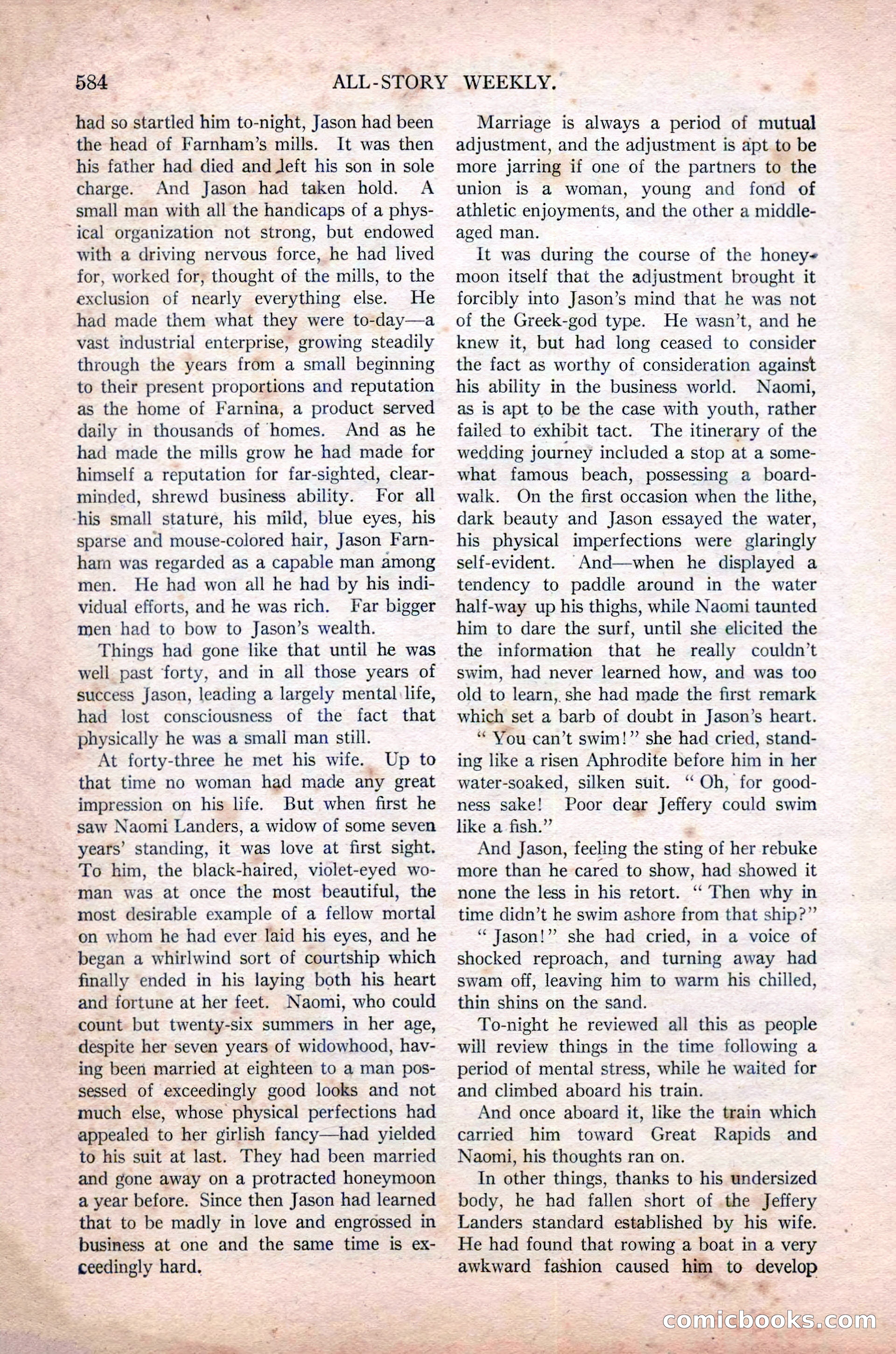 All-Story Weekly, November 16, 1918 — page 18 of 188