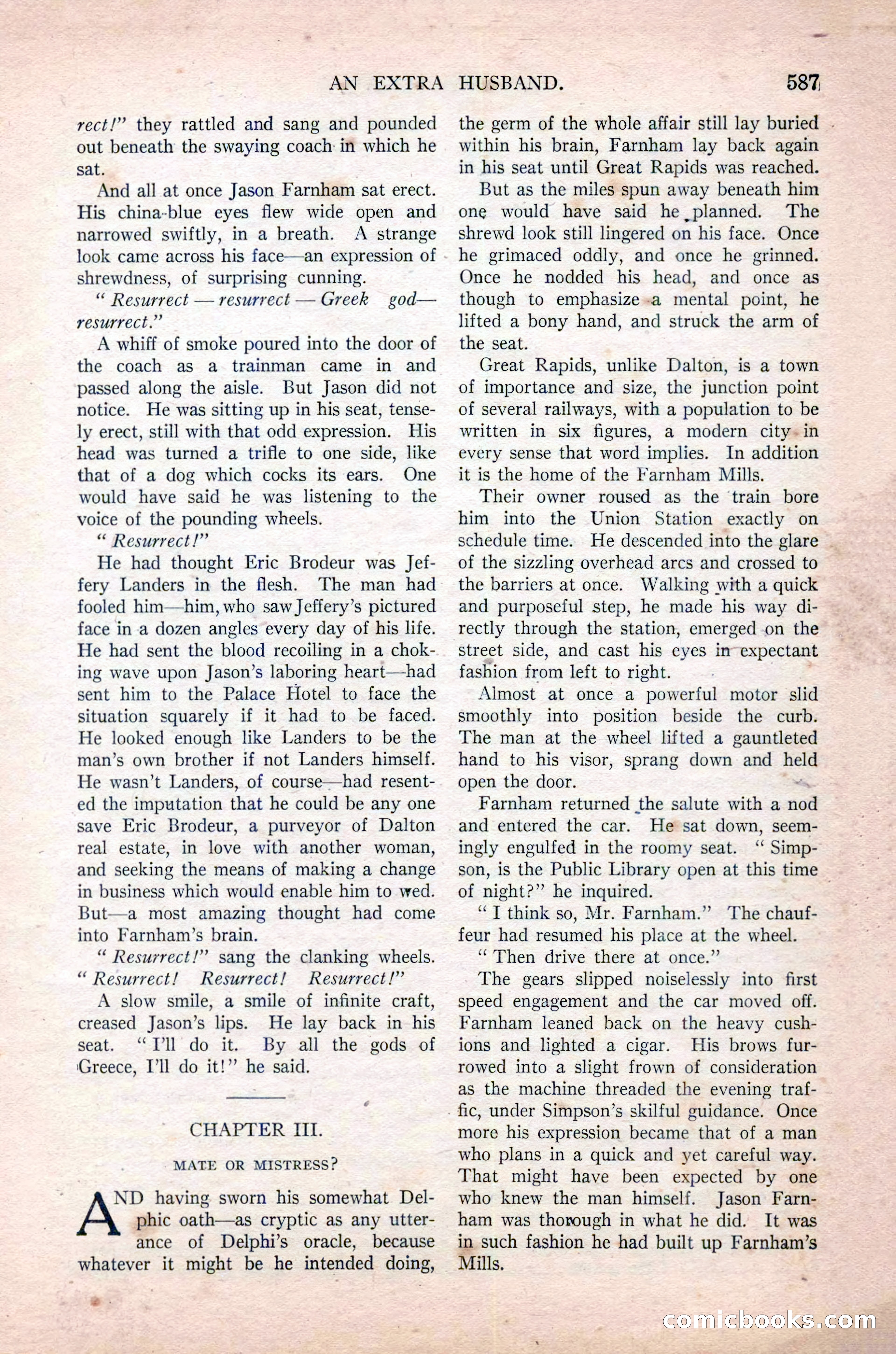 All-Story Weekly, November 16, 1918 — page 21 of 188