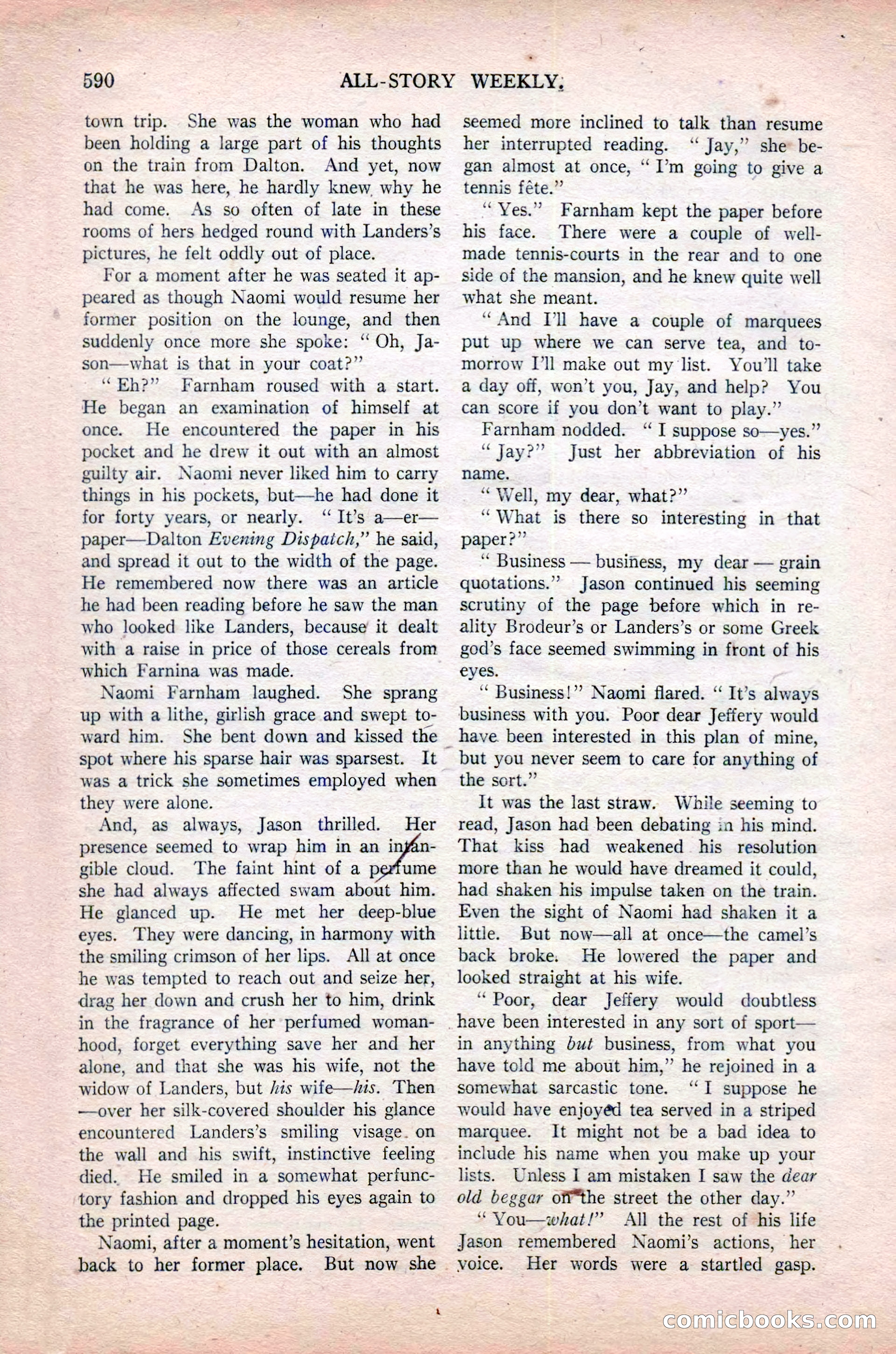 All-Story Weekly, November 16, 1918 — page 24 of 188
