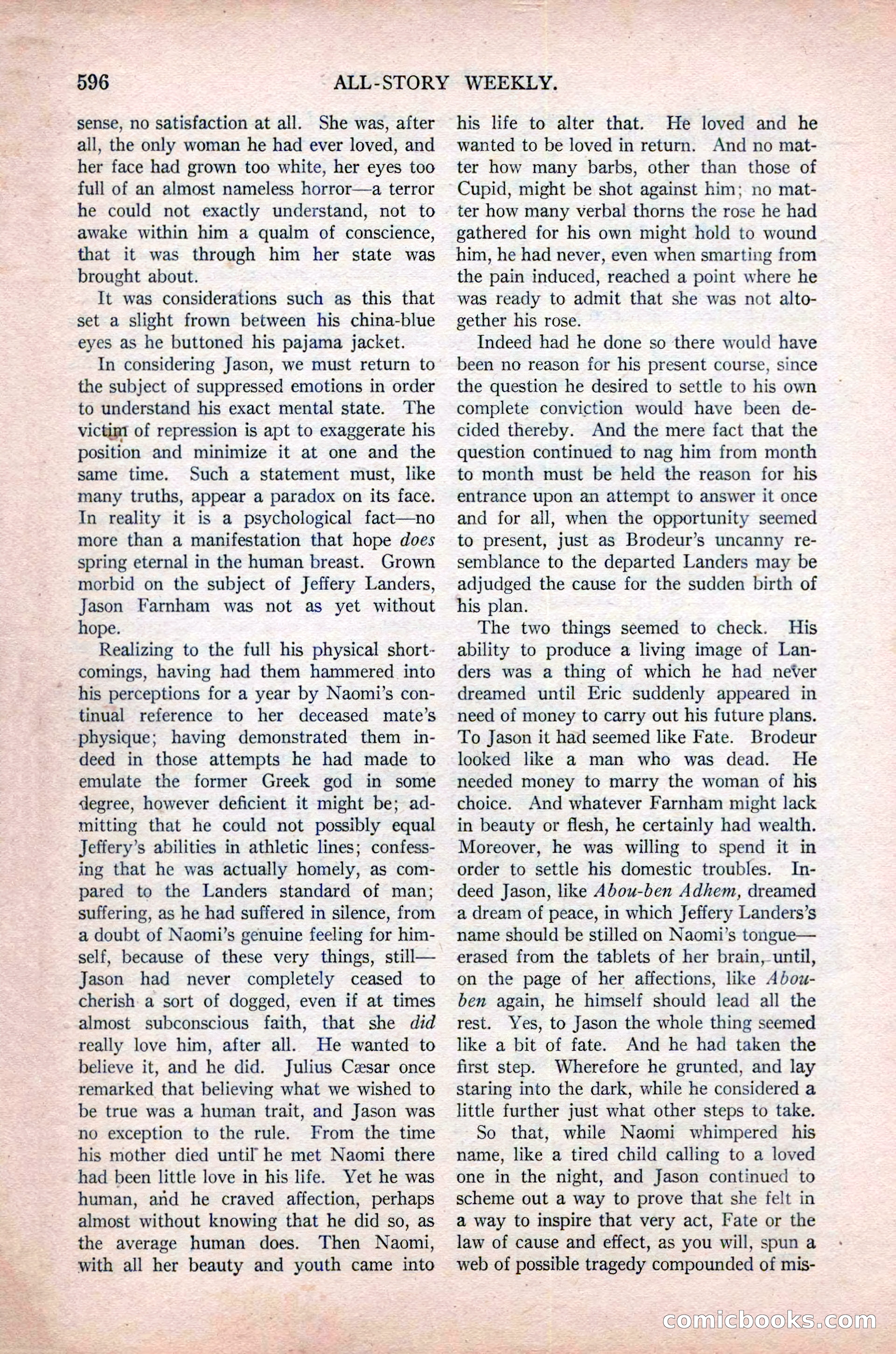 All-Story Weekly, November 16, 1918 — page 30 of 188