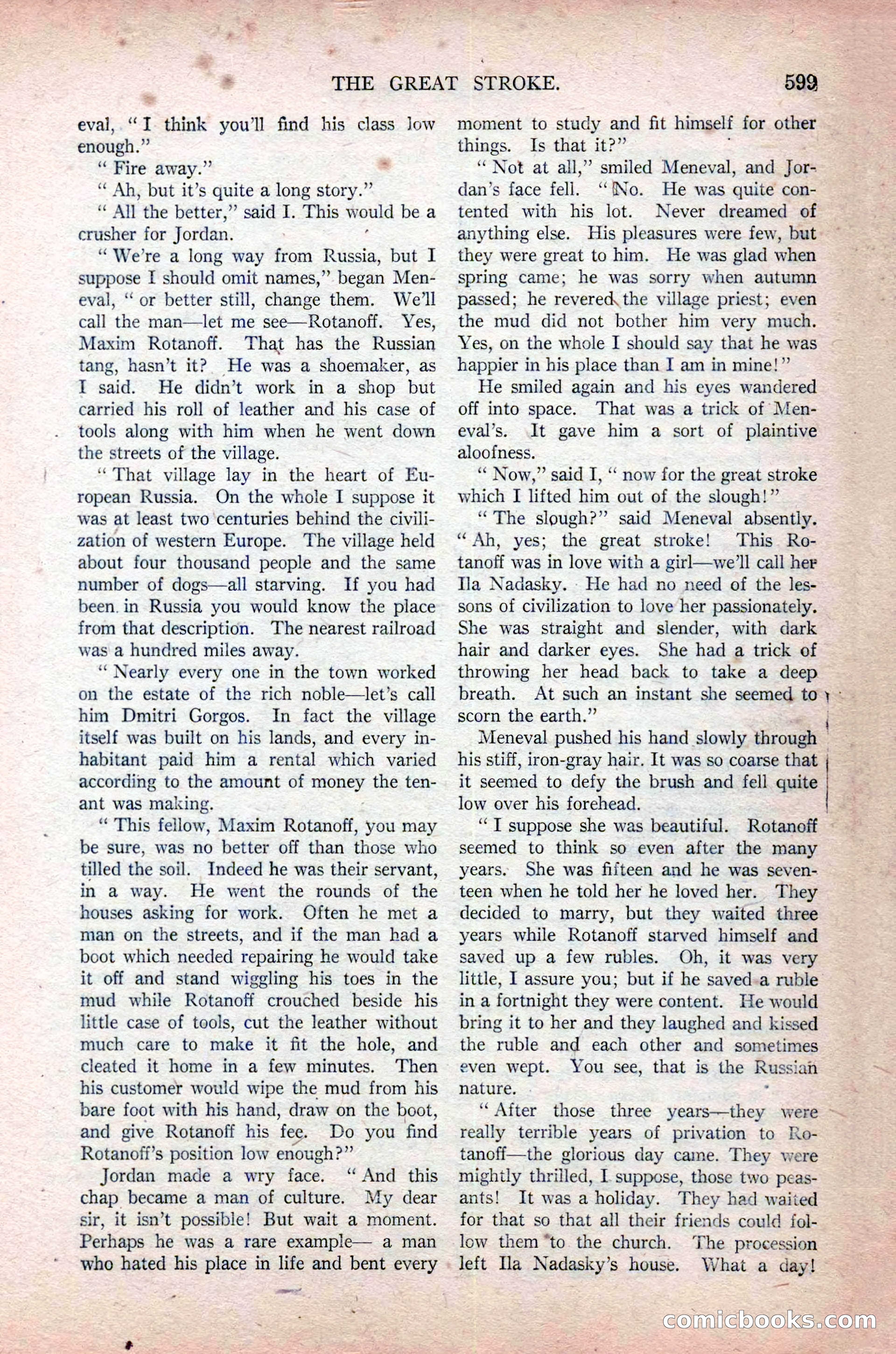 All-Story Weekly, November 16, 1918 — page 33 of 188
