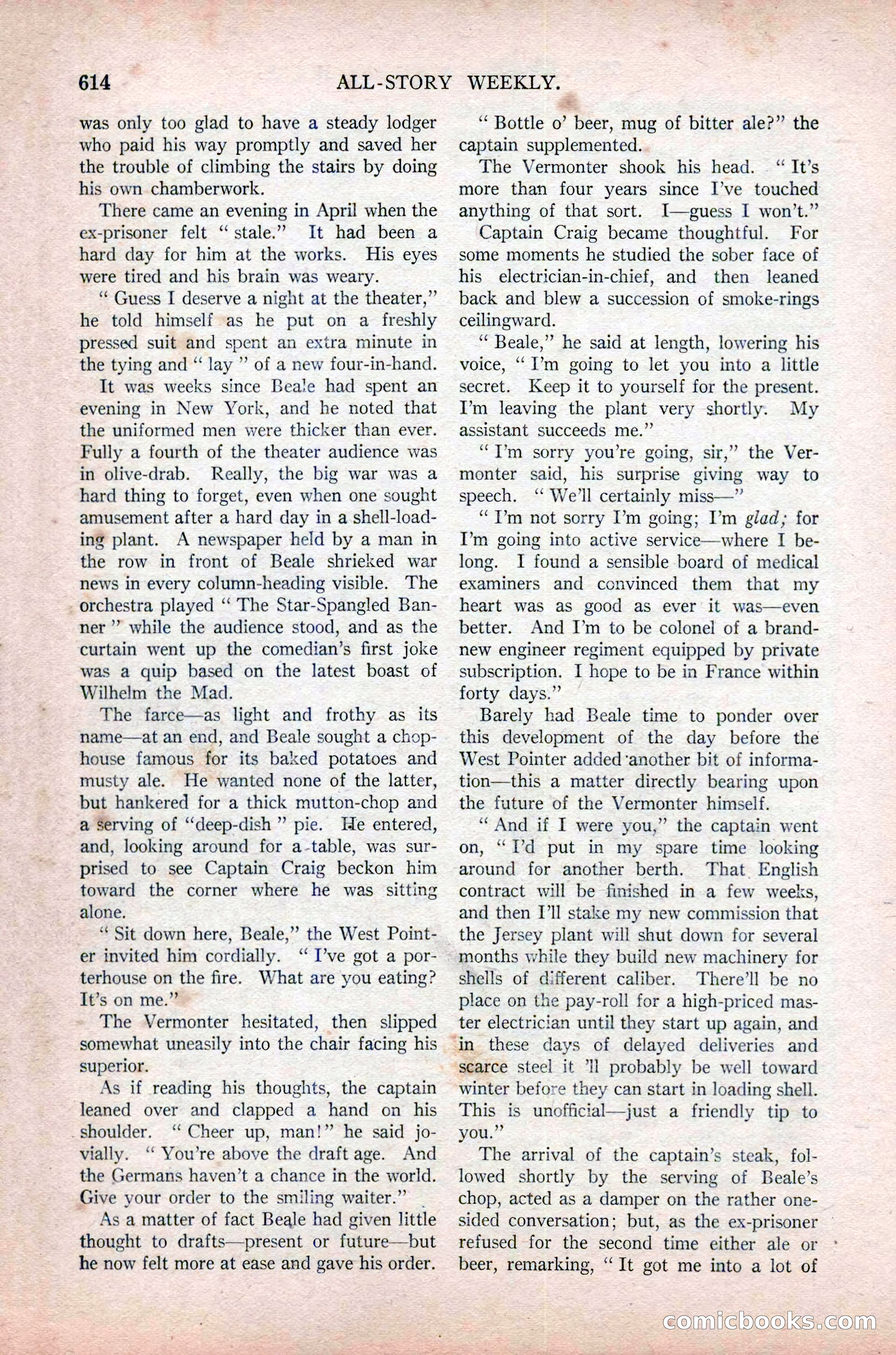All-Story Weekly, November 16, 1918 — page 48 of 188