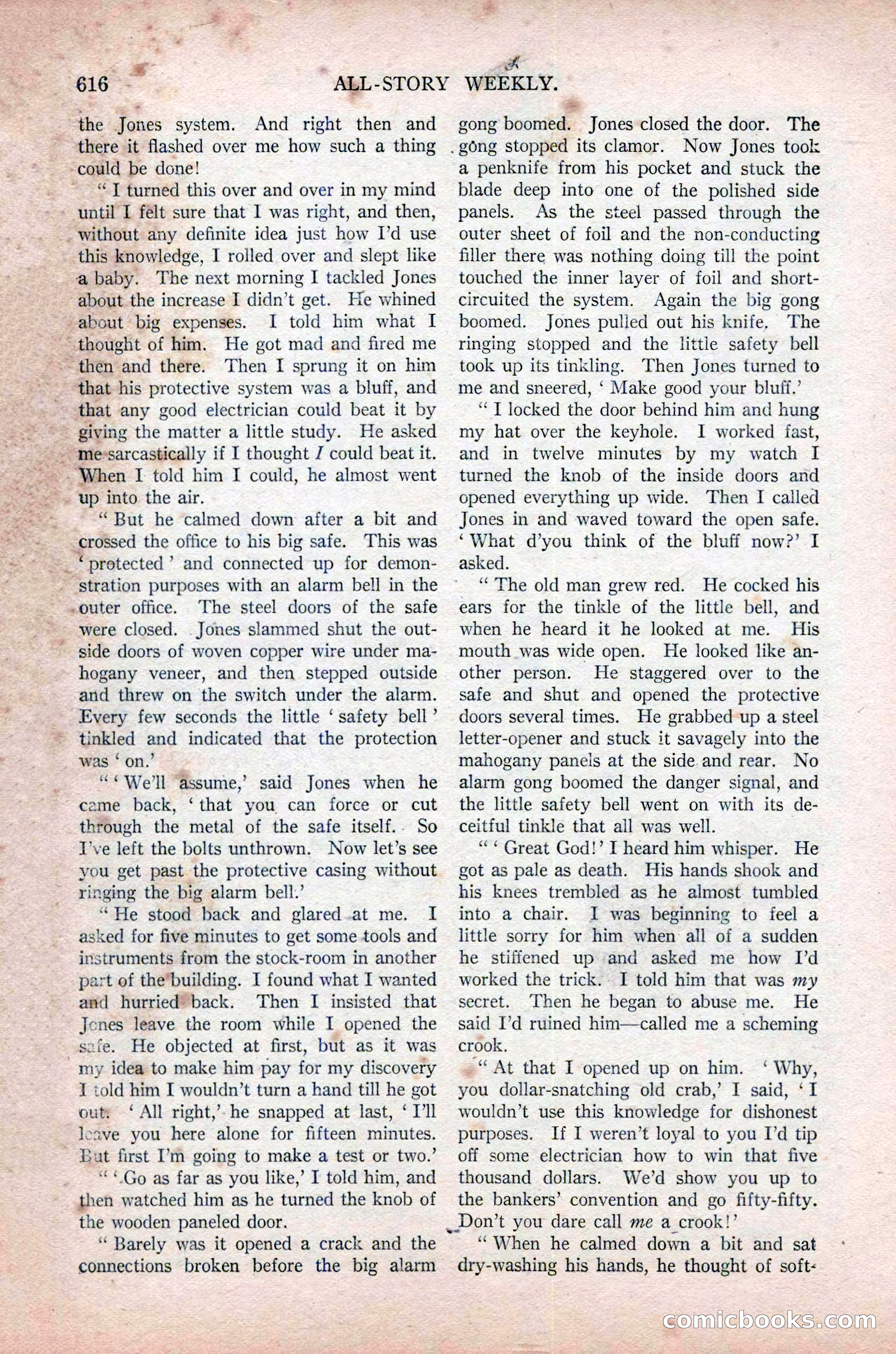 All-Story Weekly, November 16, 1918 — page 50 of 188