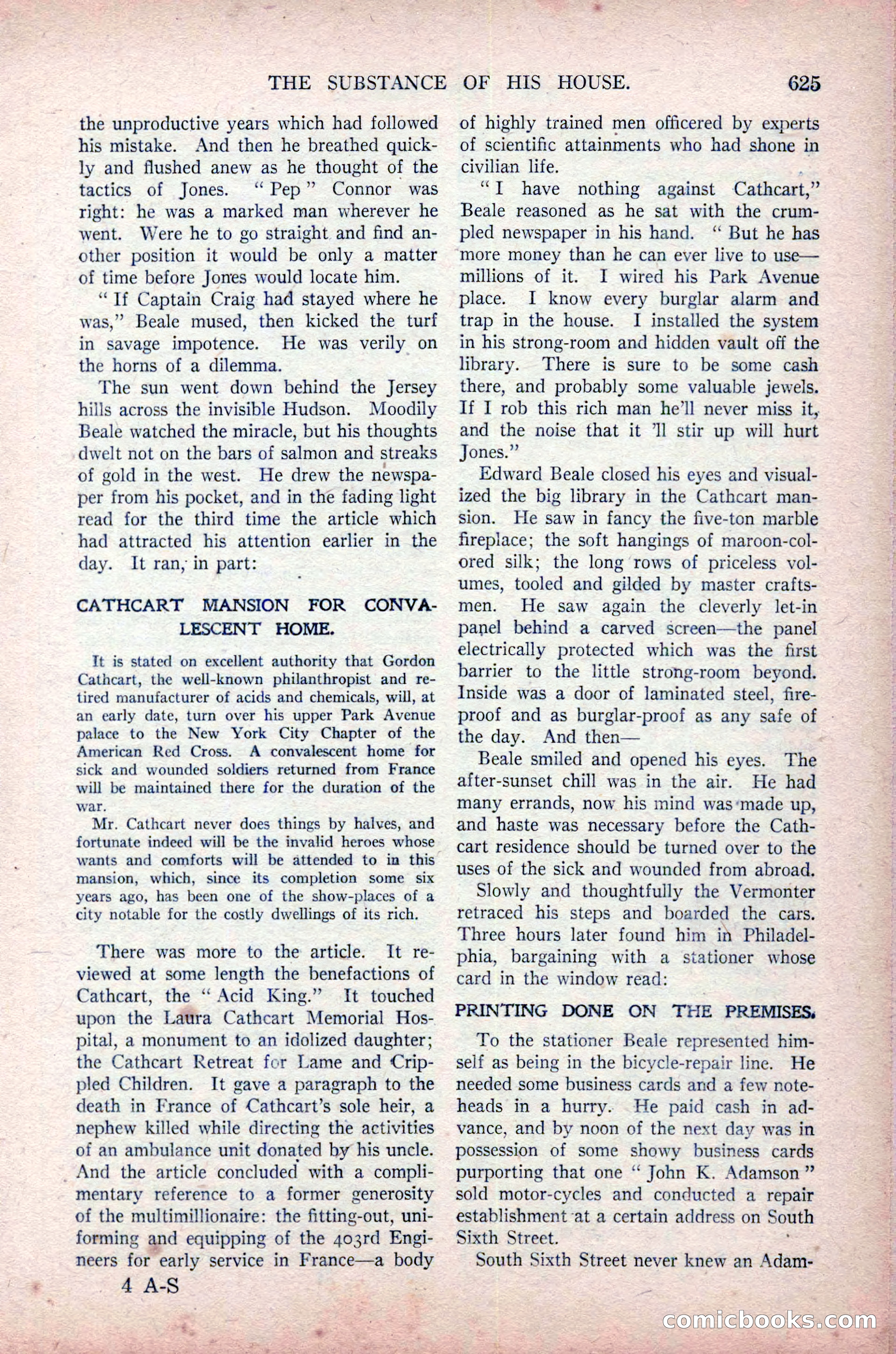 All-Story Weekly, November 16, 1918 — page 59 of 188
