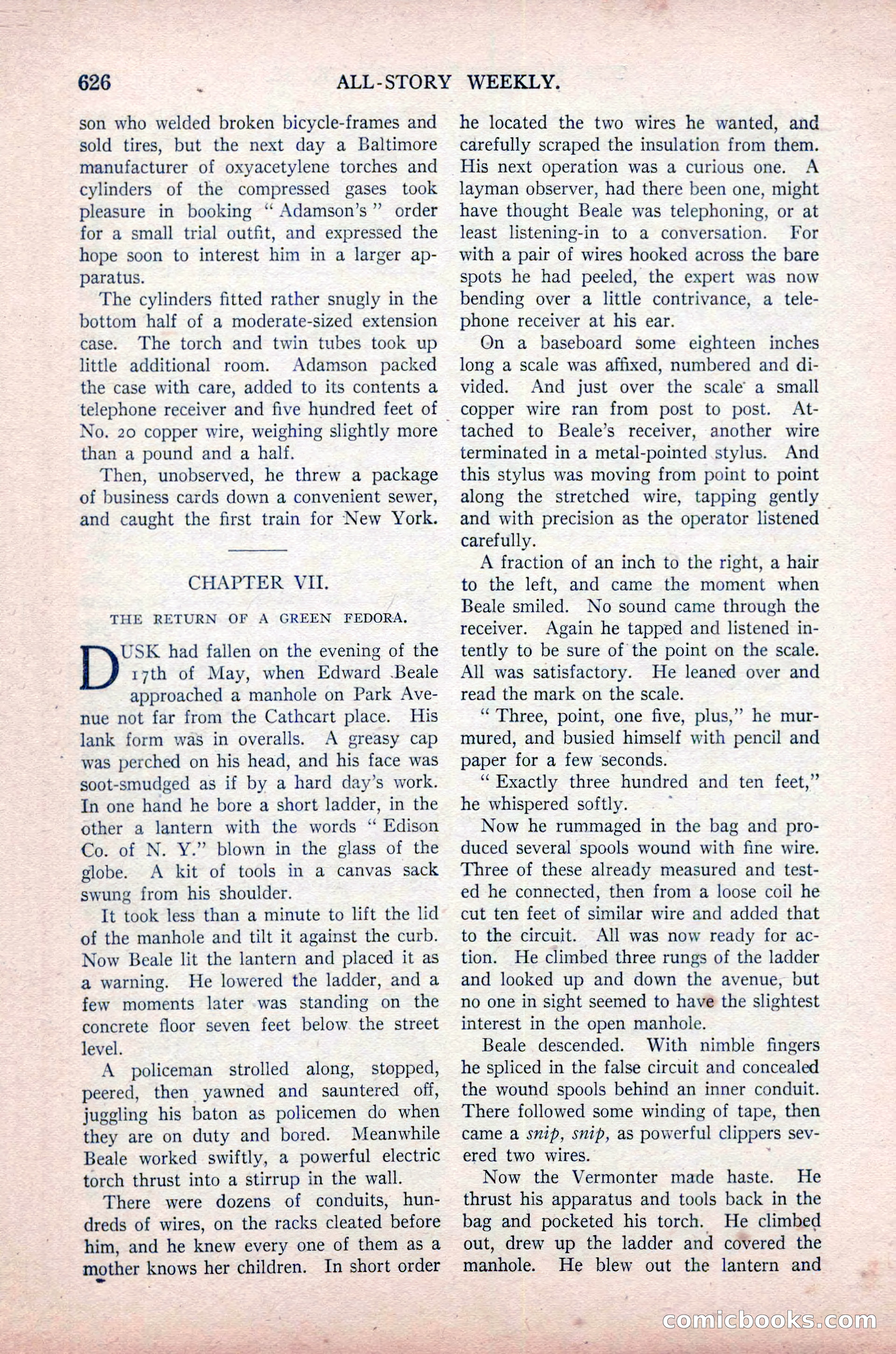 All-Story Weekly, November 16, 1918 — page 60 of 188