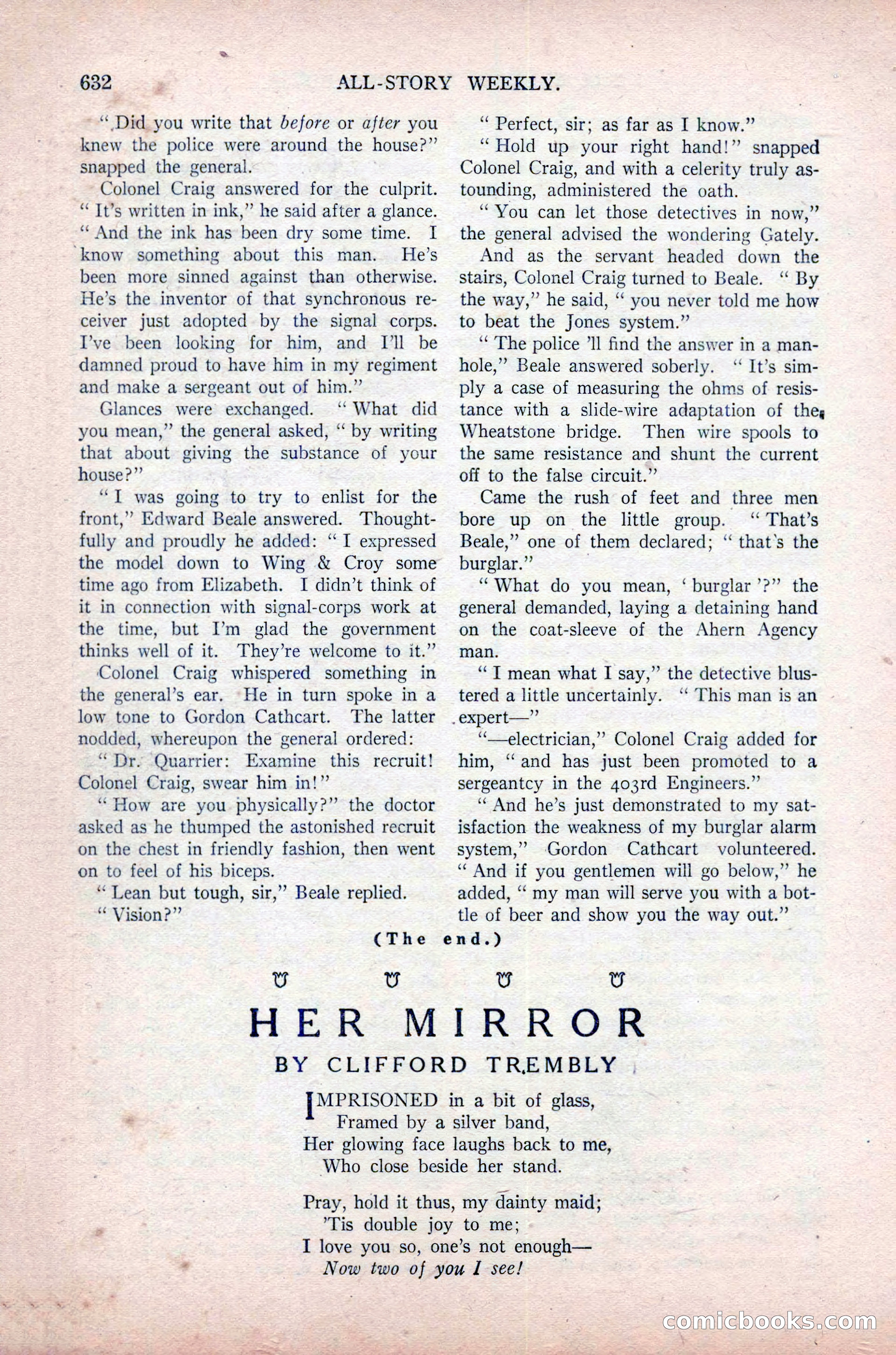 All-Story Weekly, November 16, 1918 — page 66 of 188