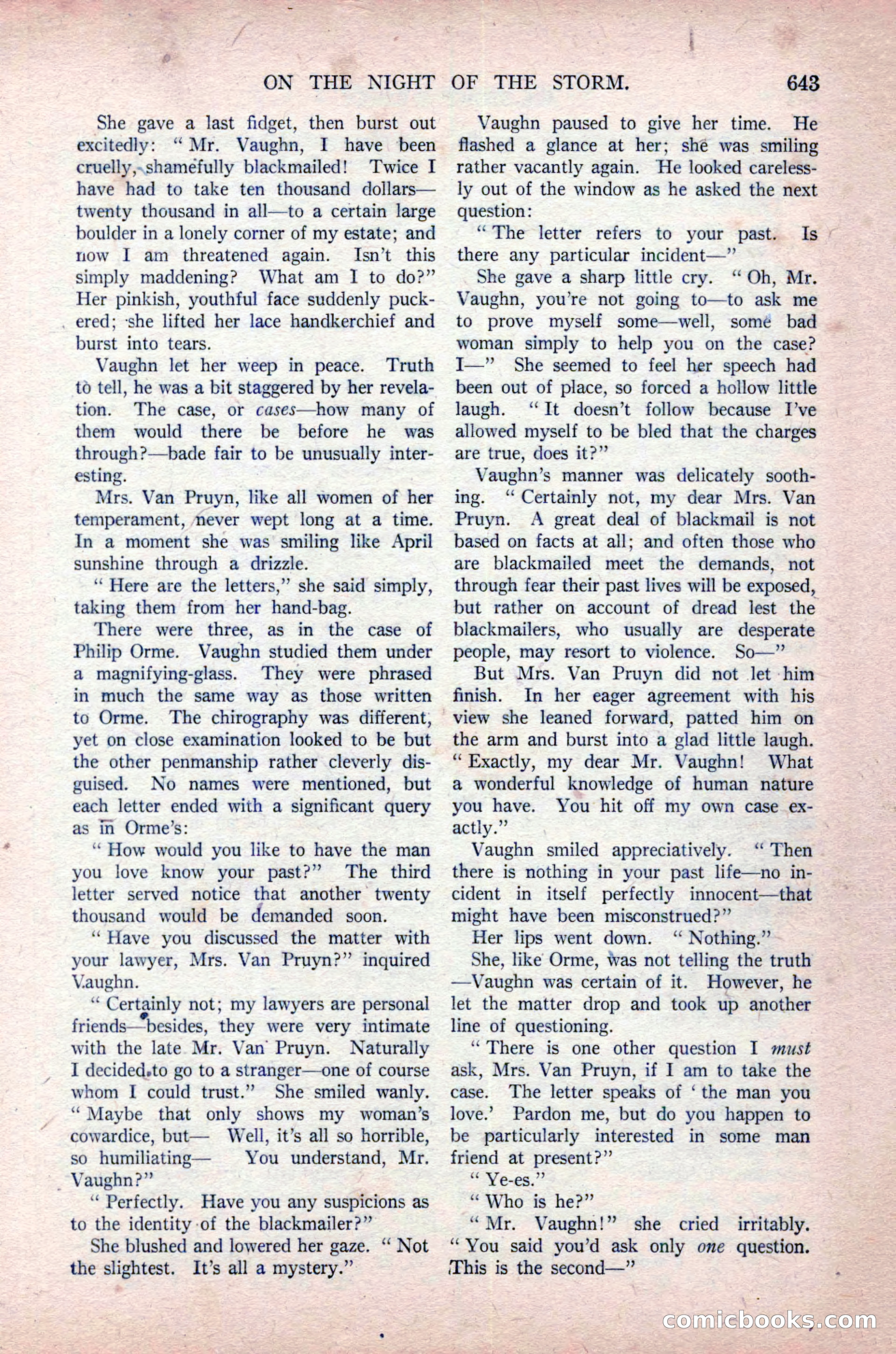 All-Story Weekly, November 16, 1918 — page 77 of 188