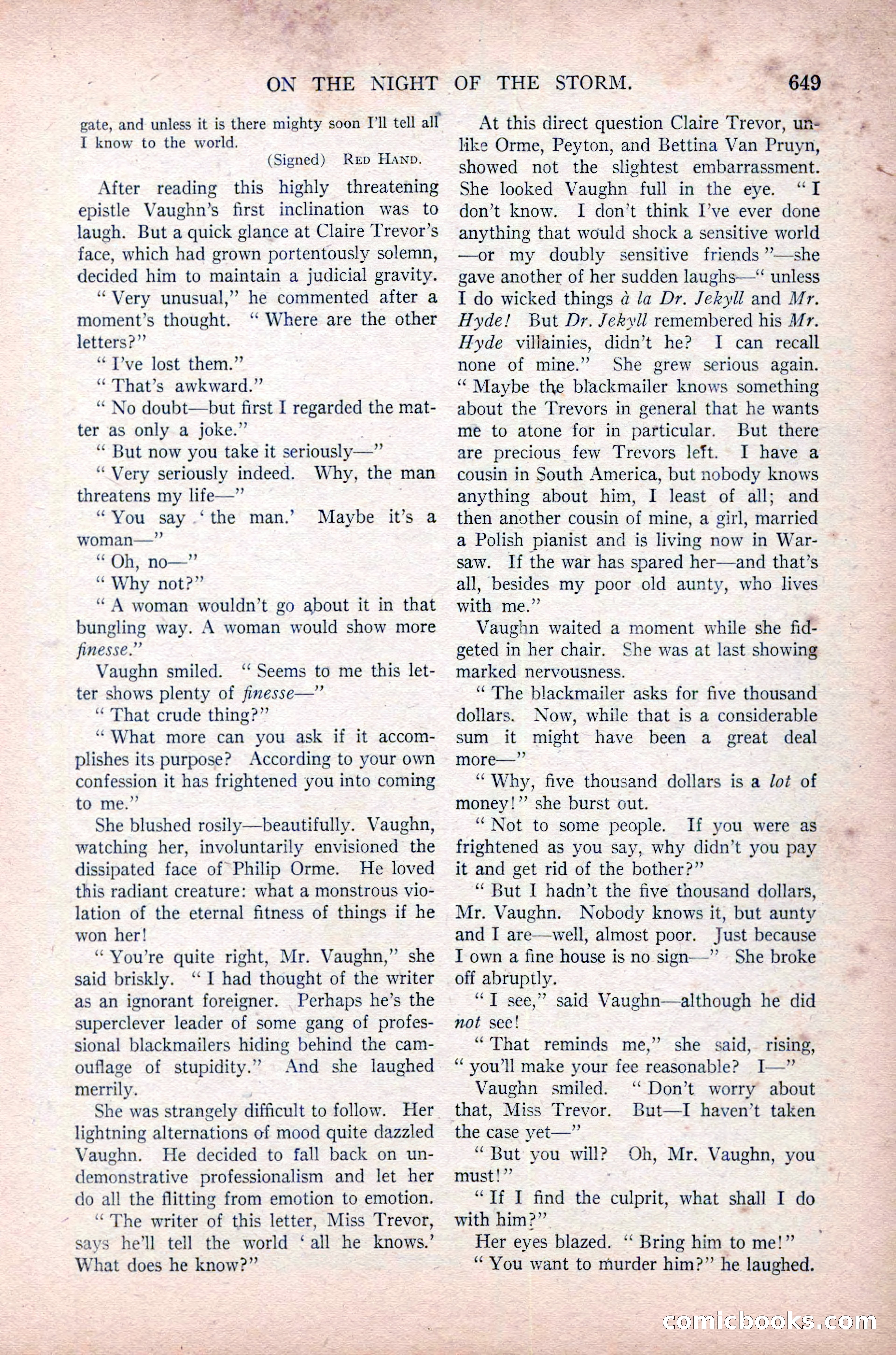 All-Story Weekly, November 16, 1918 — page 83 of 188
