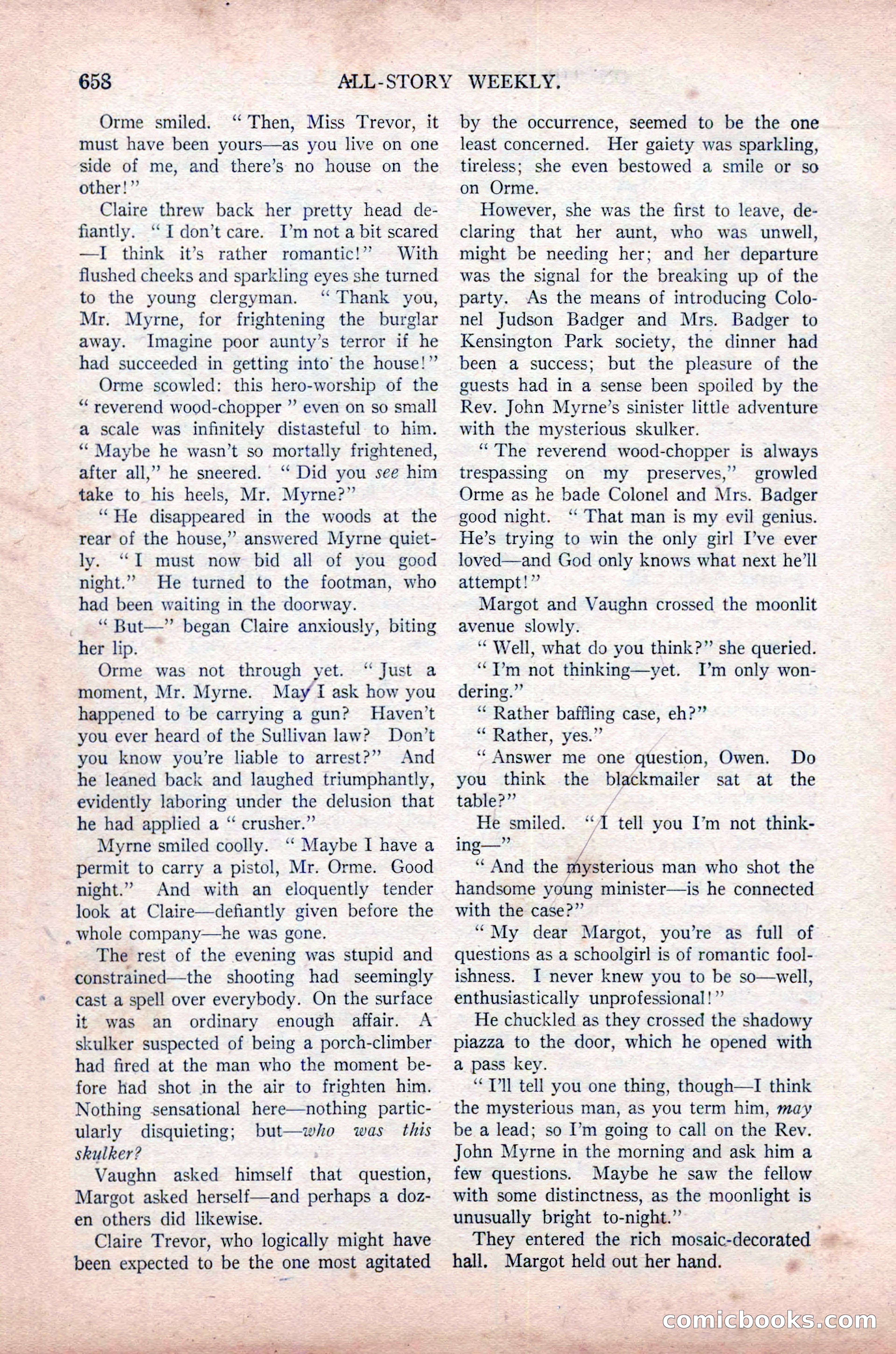 All-Story Weekly, November 16, 1918 — page 92 of 188