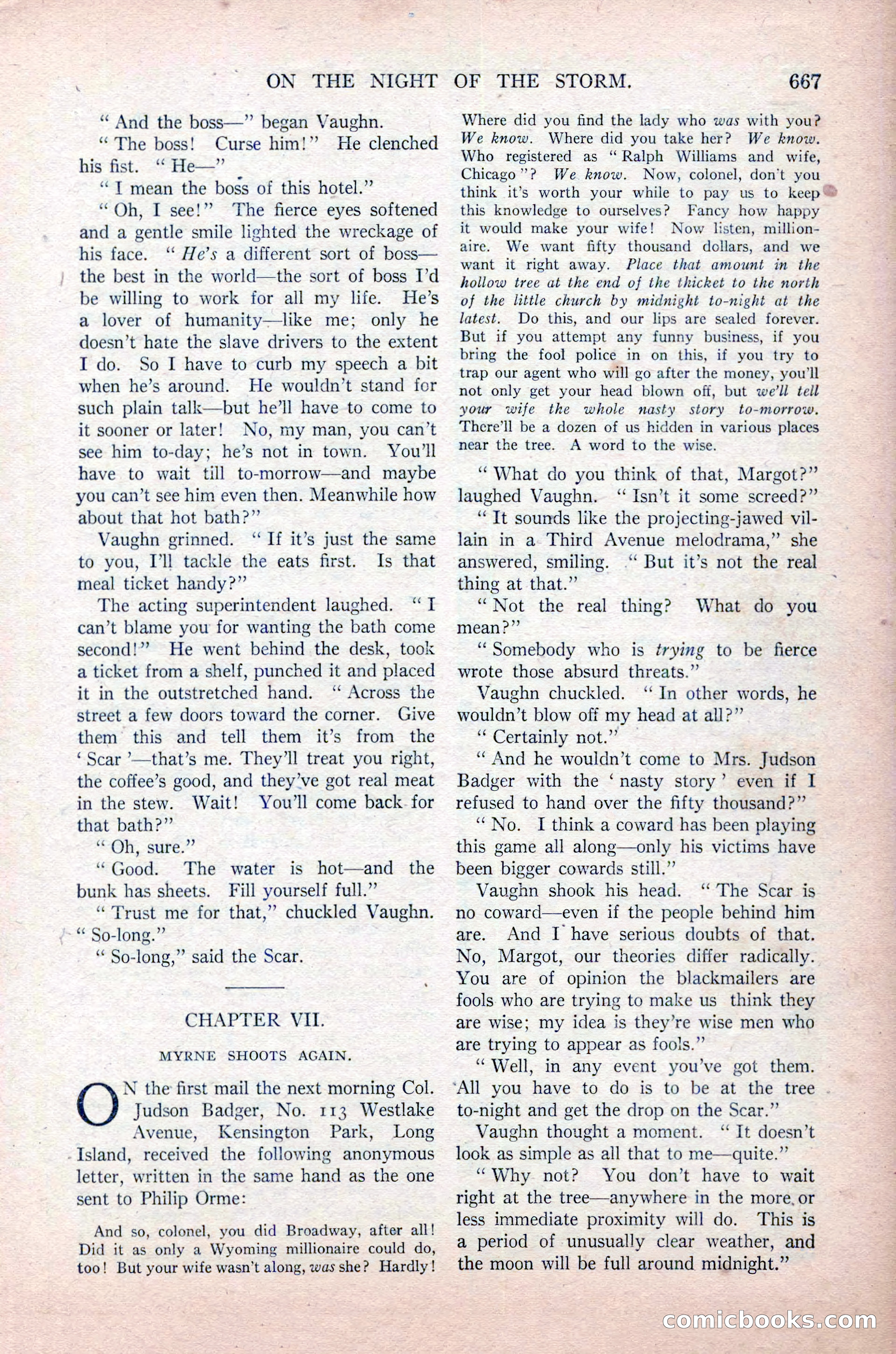 All-Story Weekly, November 16, 1918 — page 101 of 188