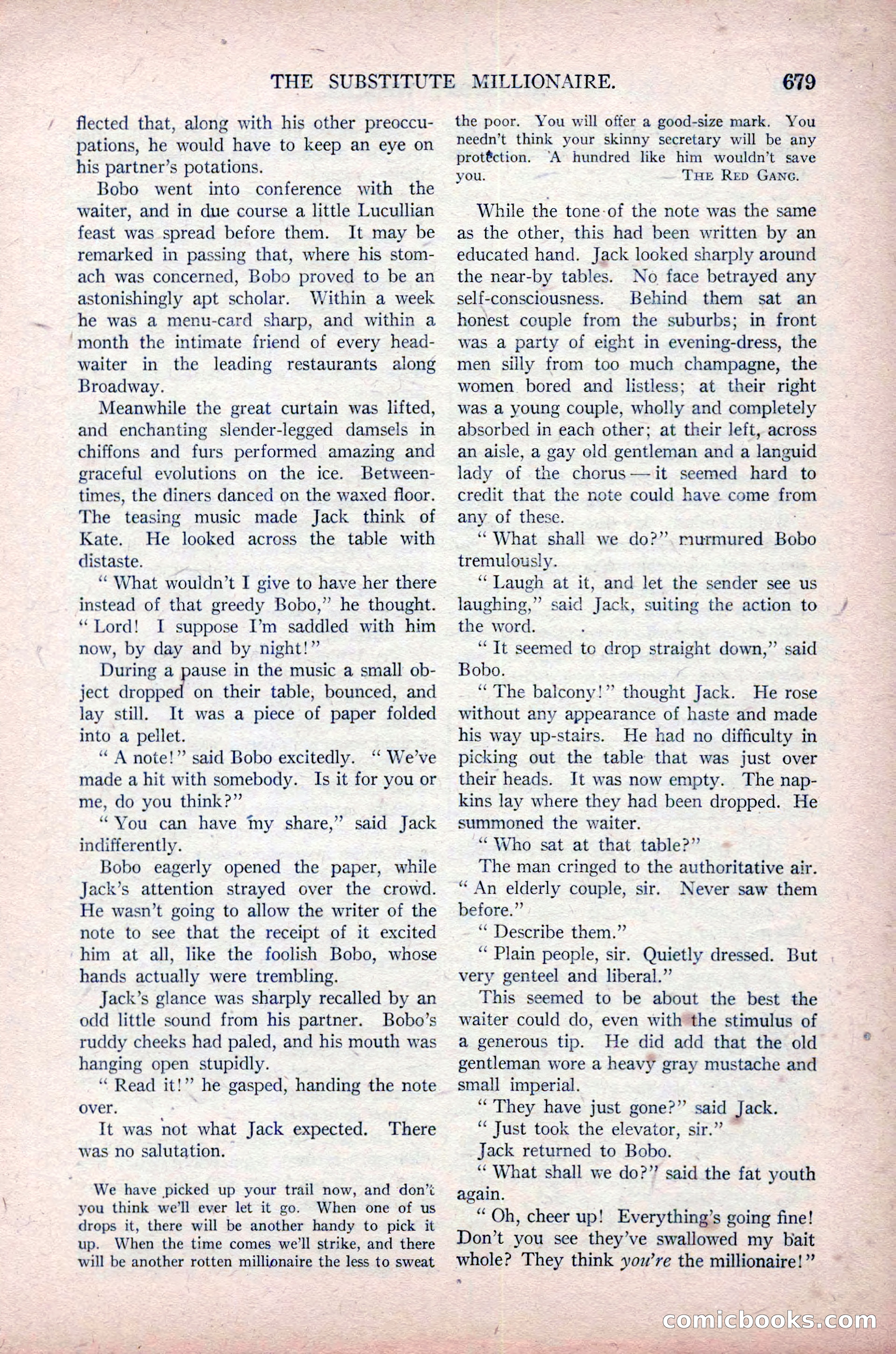 All-Story Weekly, November 16, 1918 — page 113 of 188