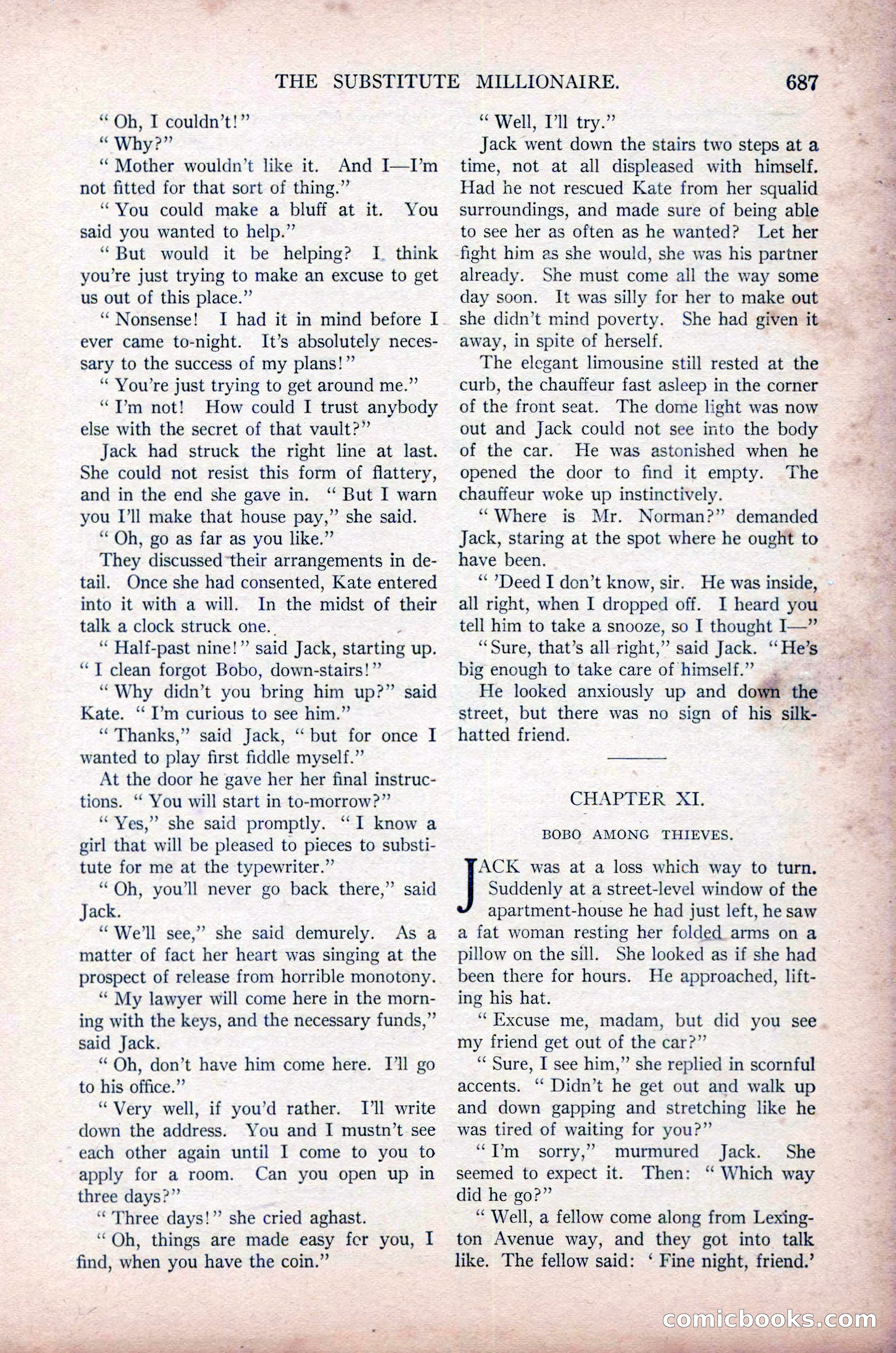 All-Story Weekly, November 16, 1918 — page 121 of 188