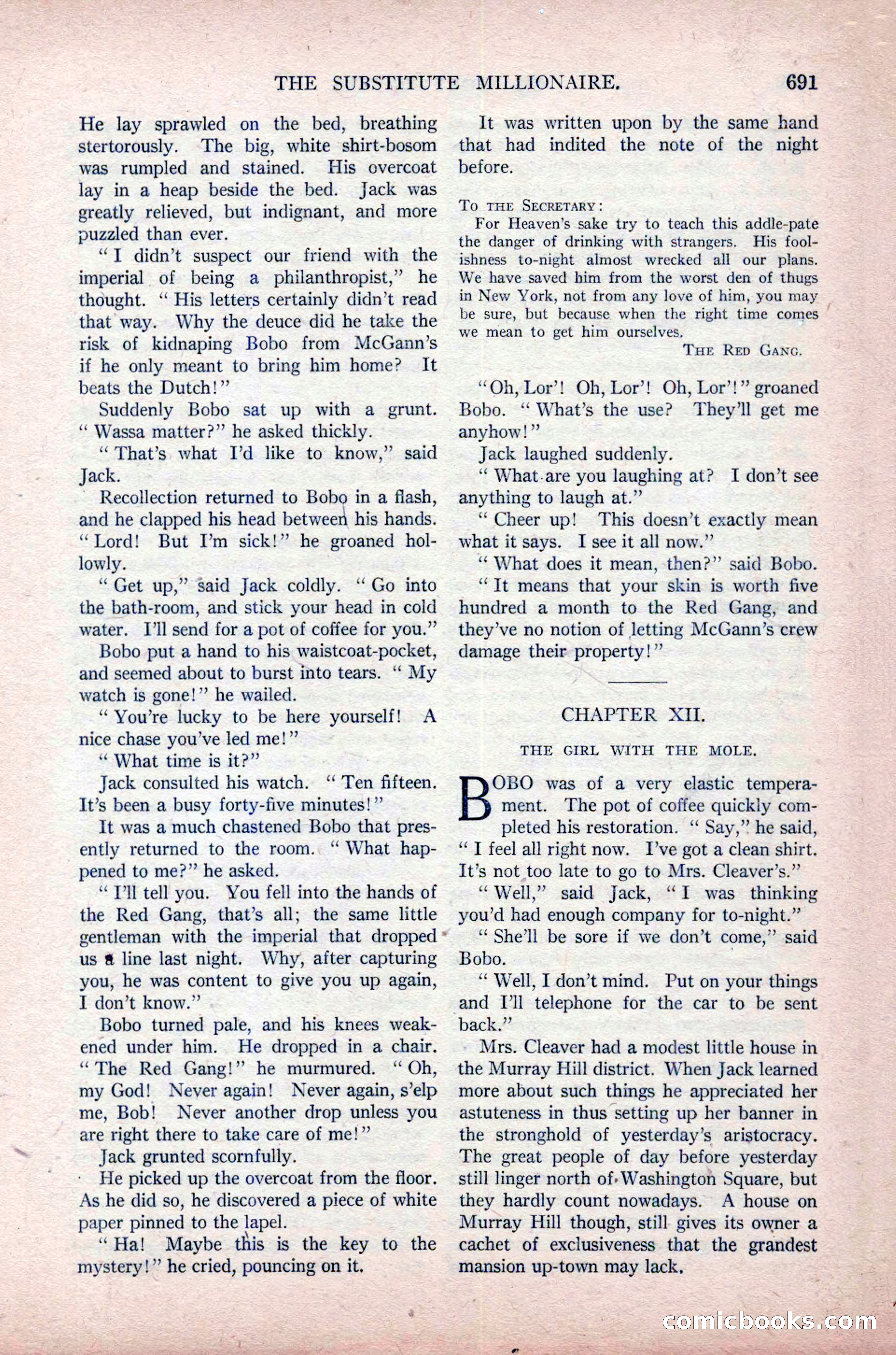 All-Story Weekly, November 16, 1918 — page 125 of 188