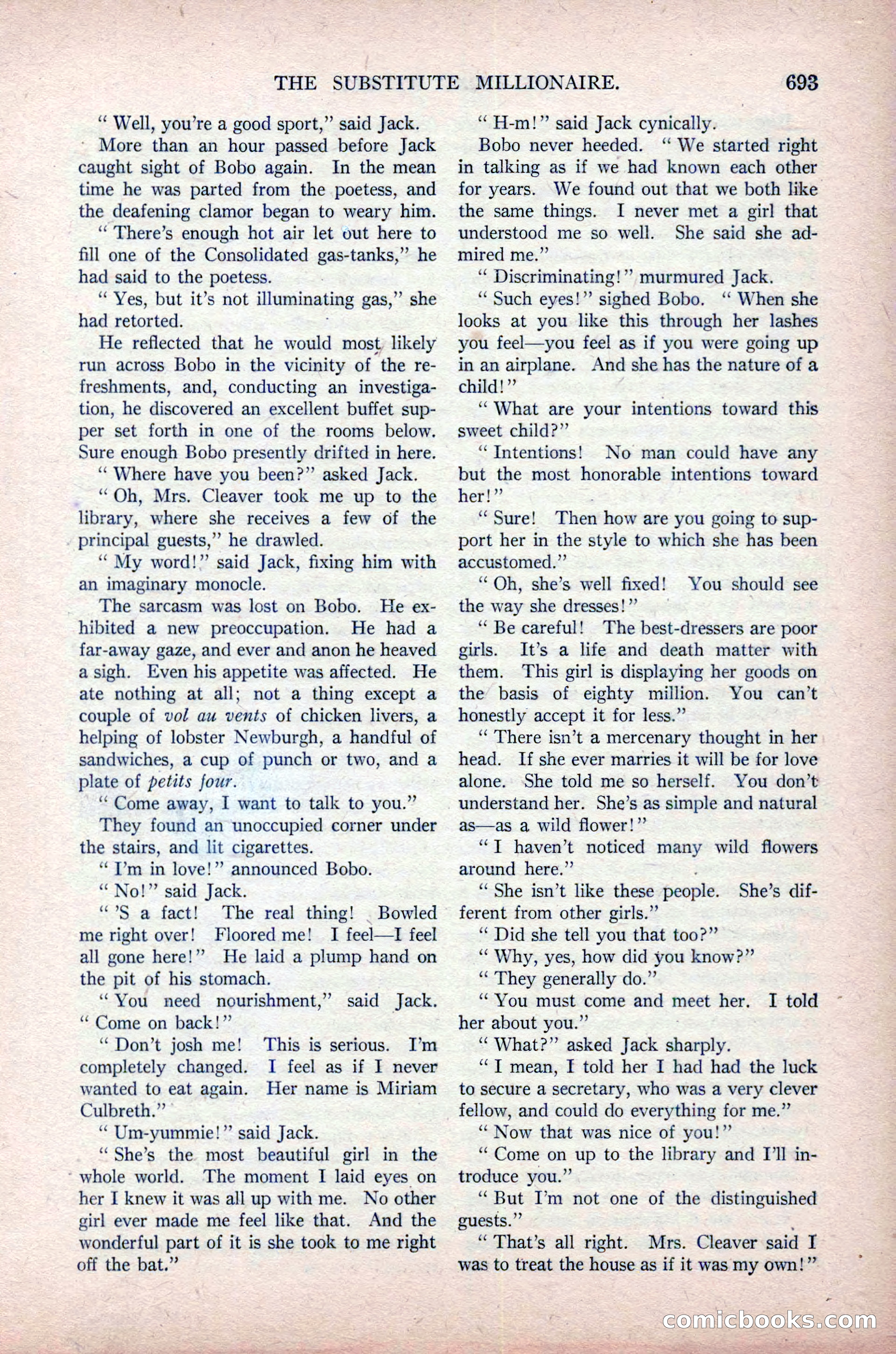 All-Story Weekly, November 16, 1918 — page 127 of 188