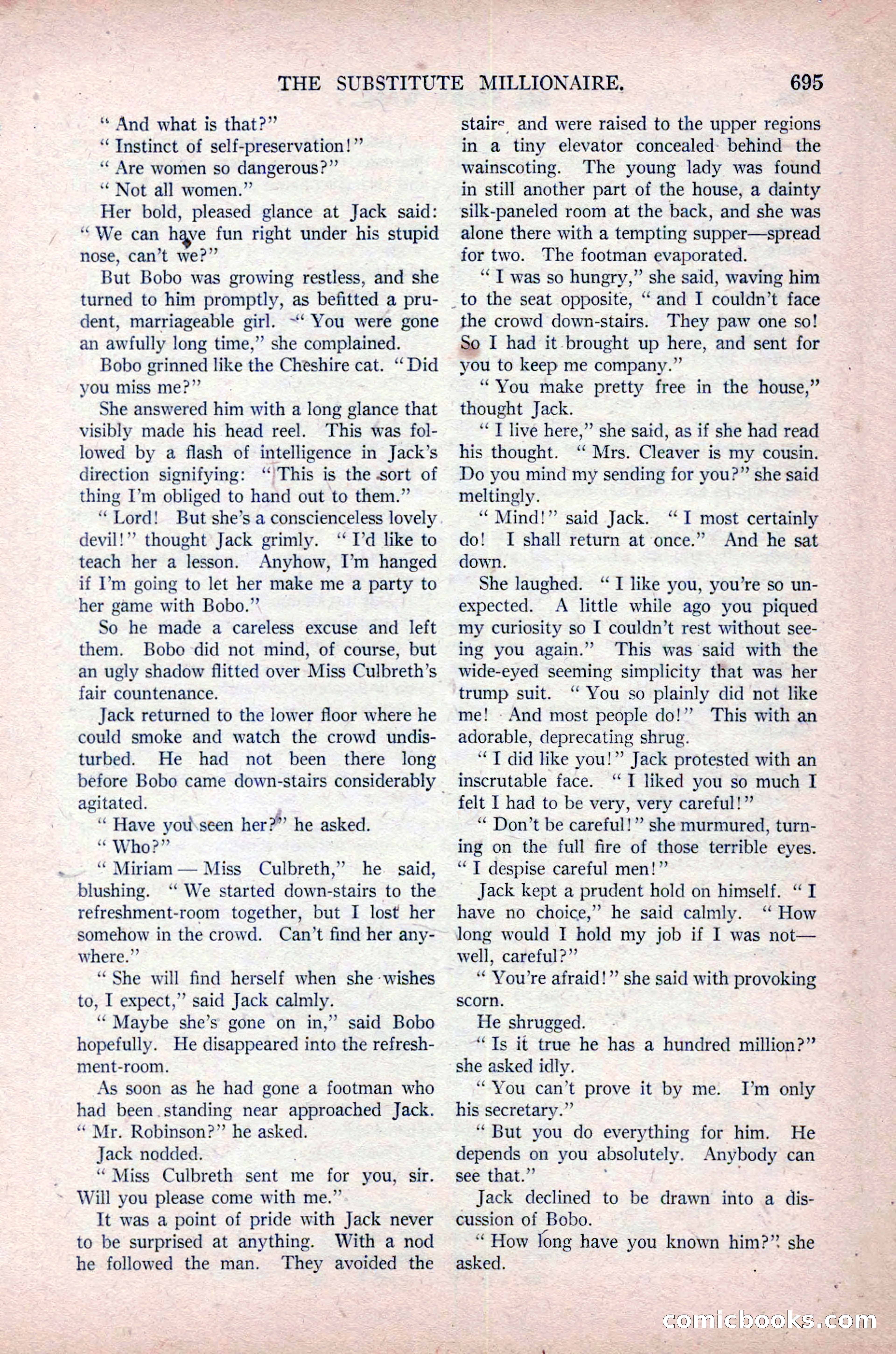All-Story Weekly, November 16, 1918 — page 129 of 188