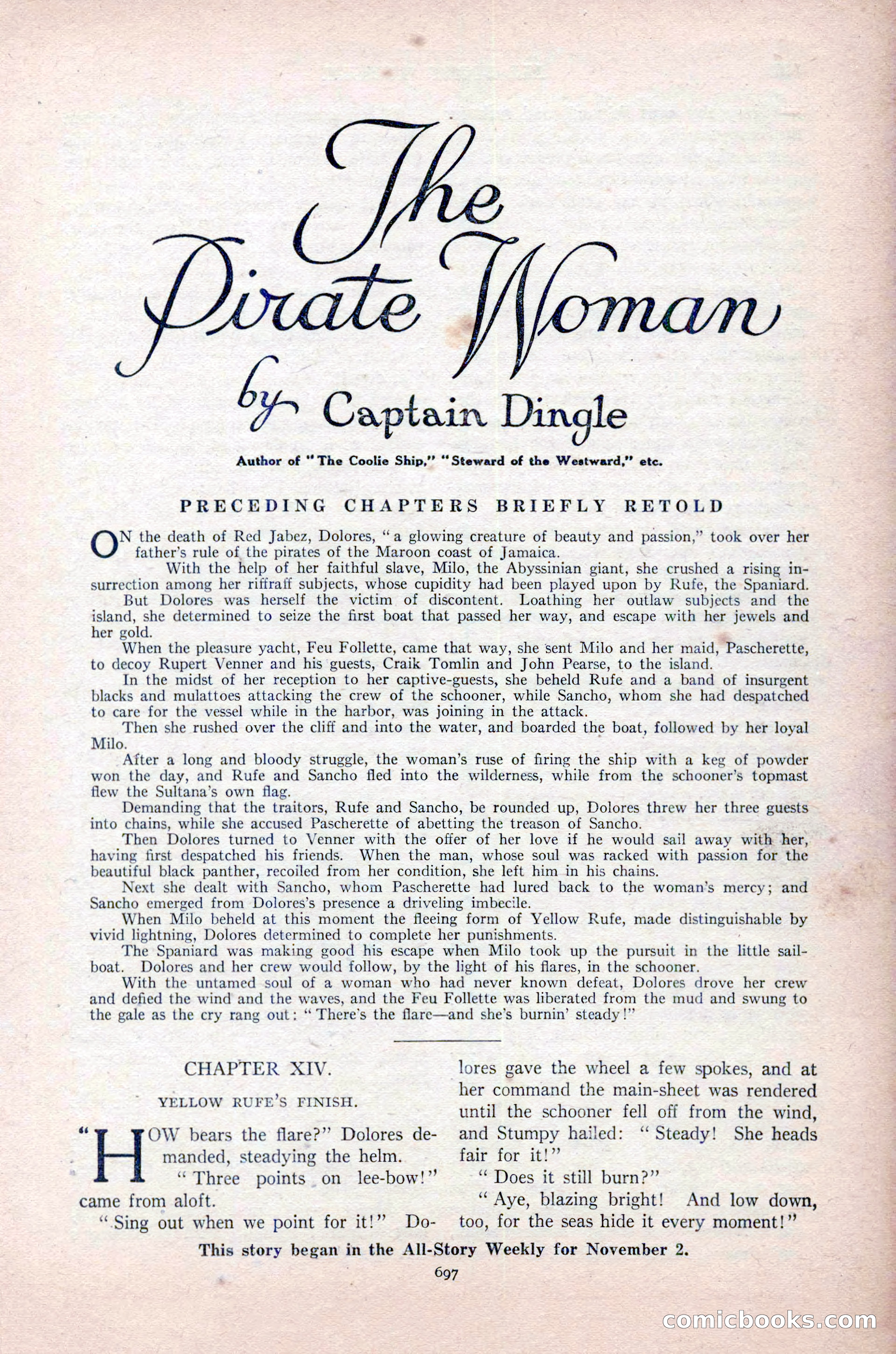 All-Story Weekly, November 16, 1918 — page 131 of 188