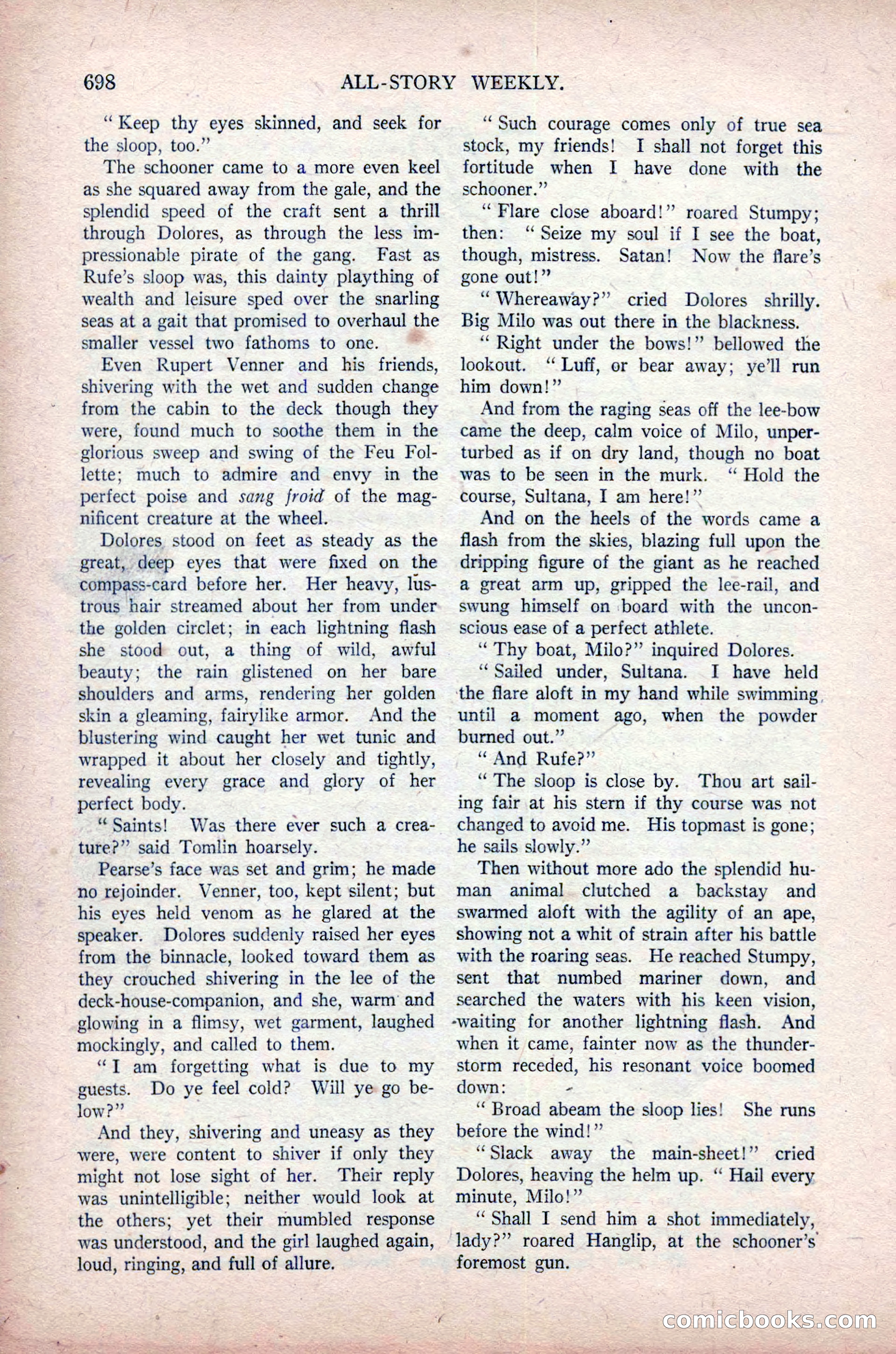 All-Story Weekly, November 16, 1918 — page 132 of 188