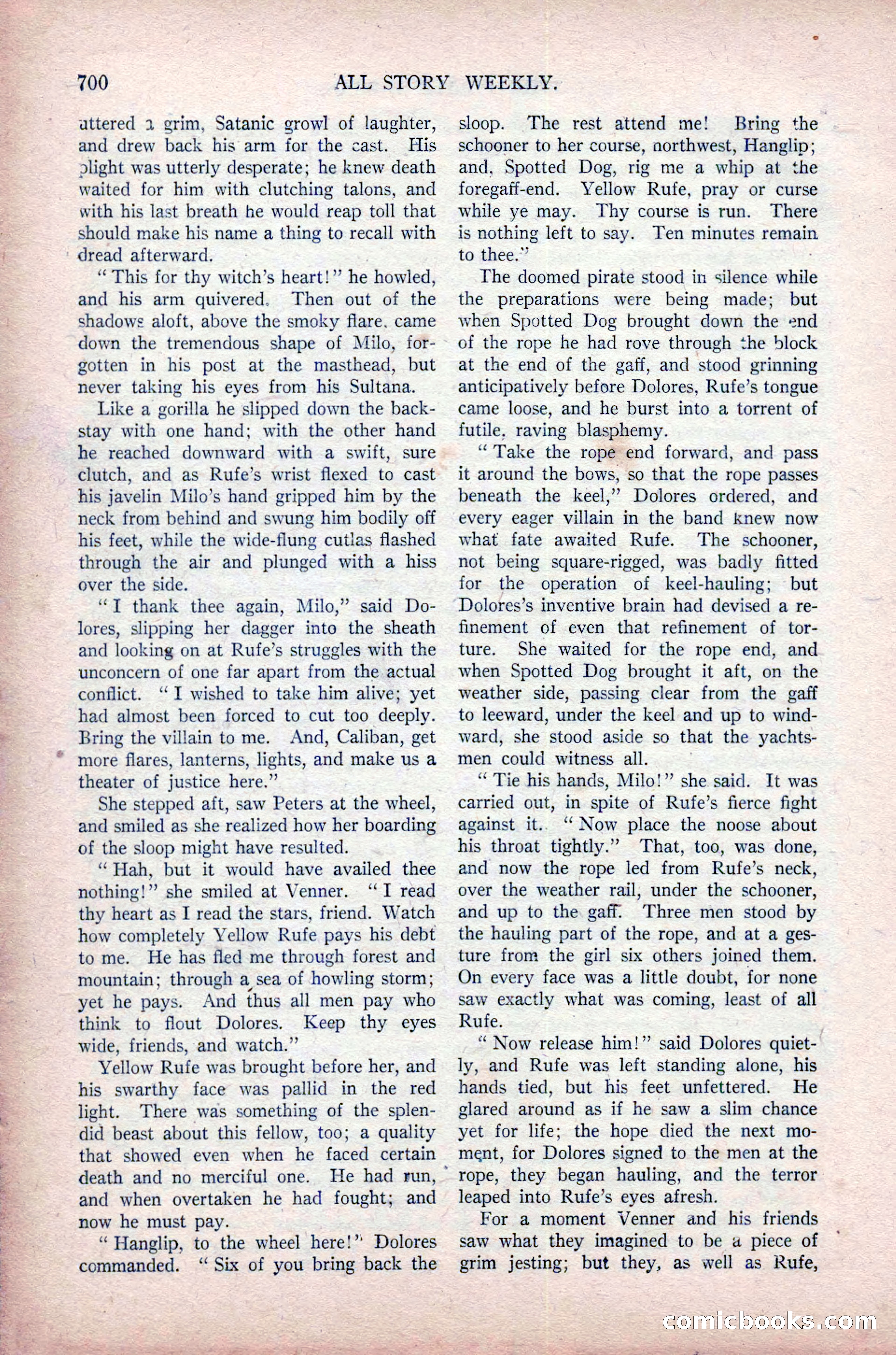 All-Story Weekly, November 16, 1918 — page 134 of 188