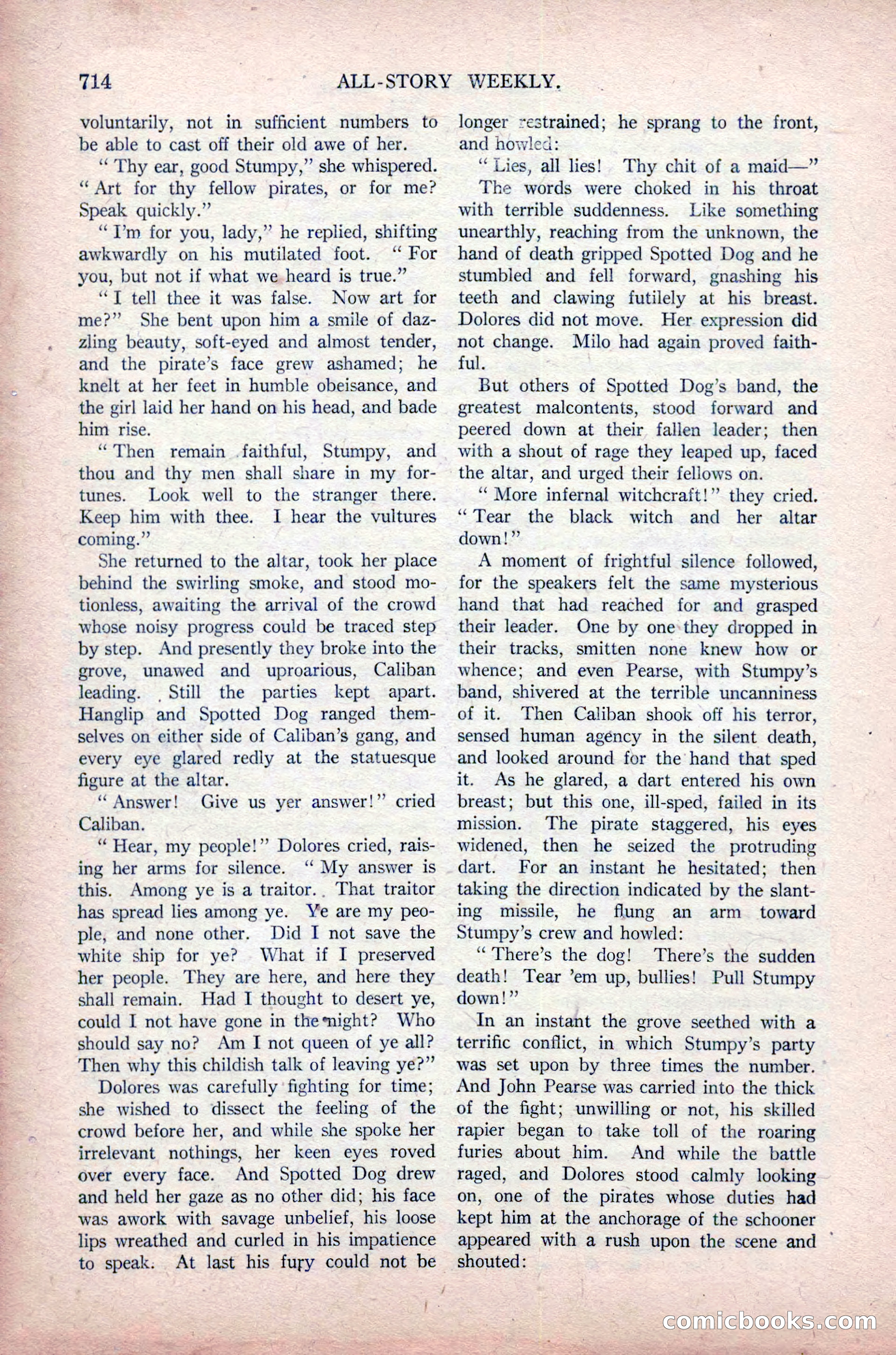 All-Story Weekly, November 16, 1918 — page 148 of 188