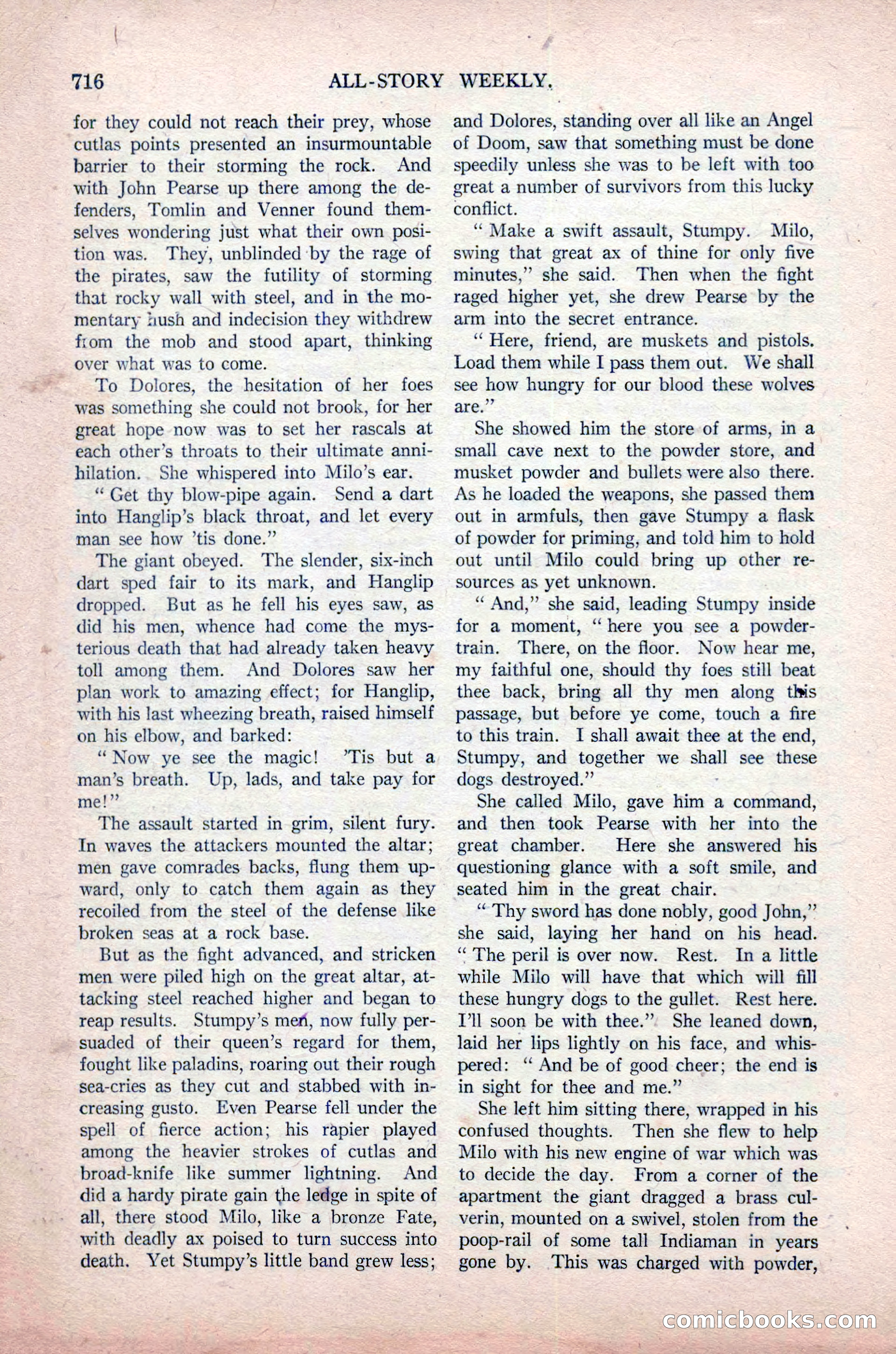 All-Story Weekly, November 16, 1918 — page 150 of 188