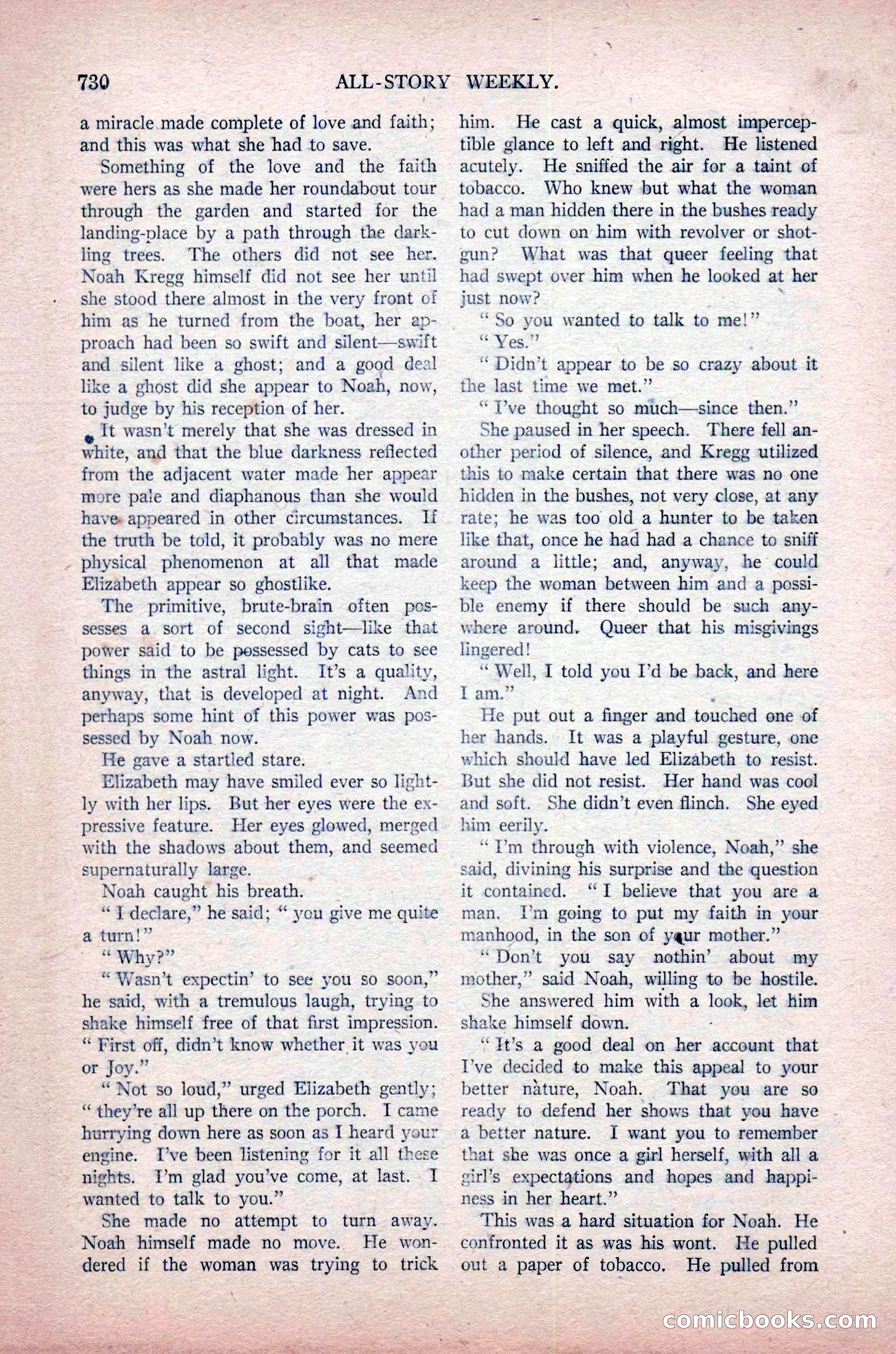 All-Story Weekly, November 16, 1918 — page 164 of 188
