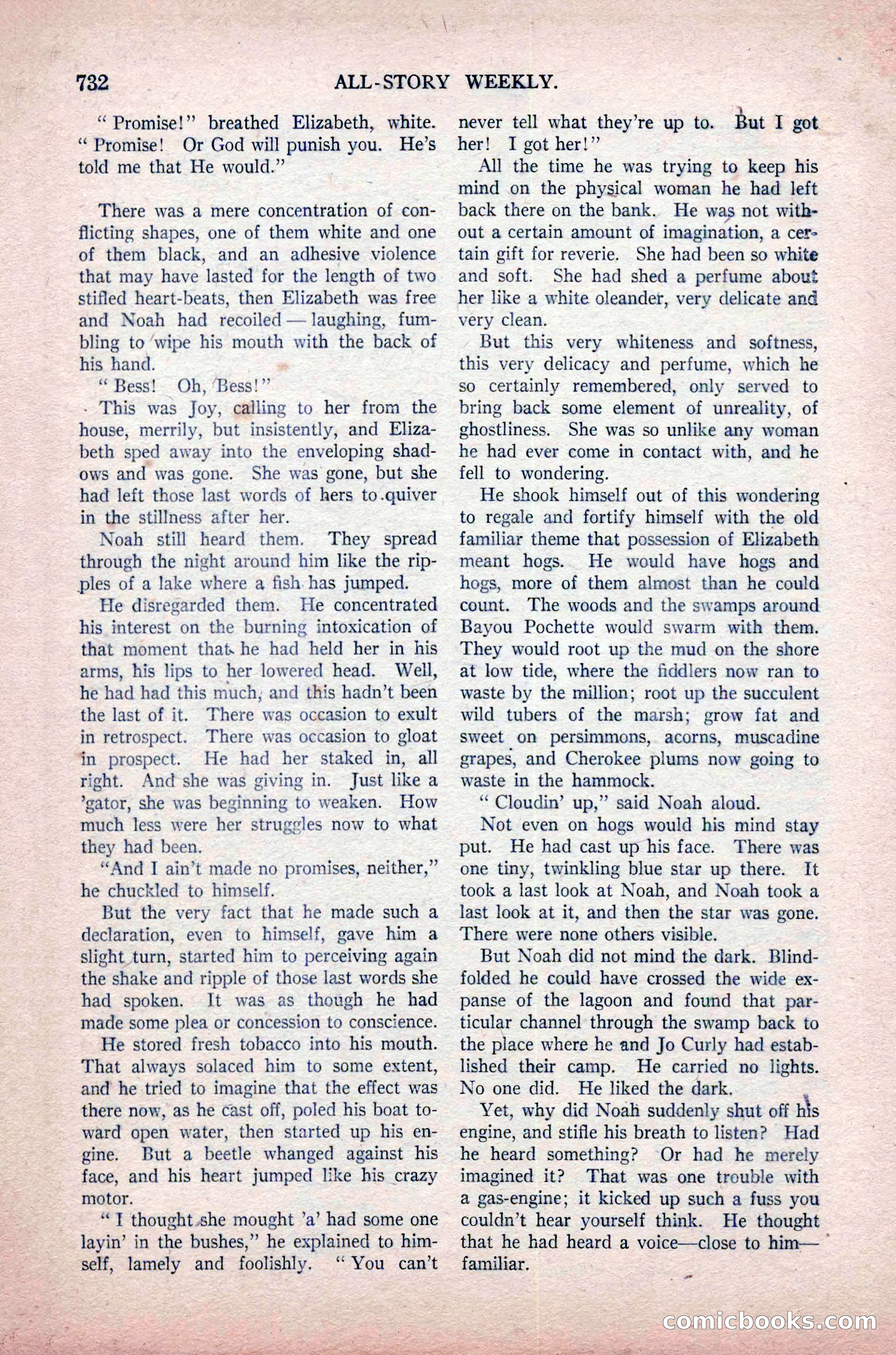 All-Story Weekly, November 16, 1918 — page 166 of 188