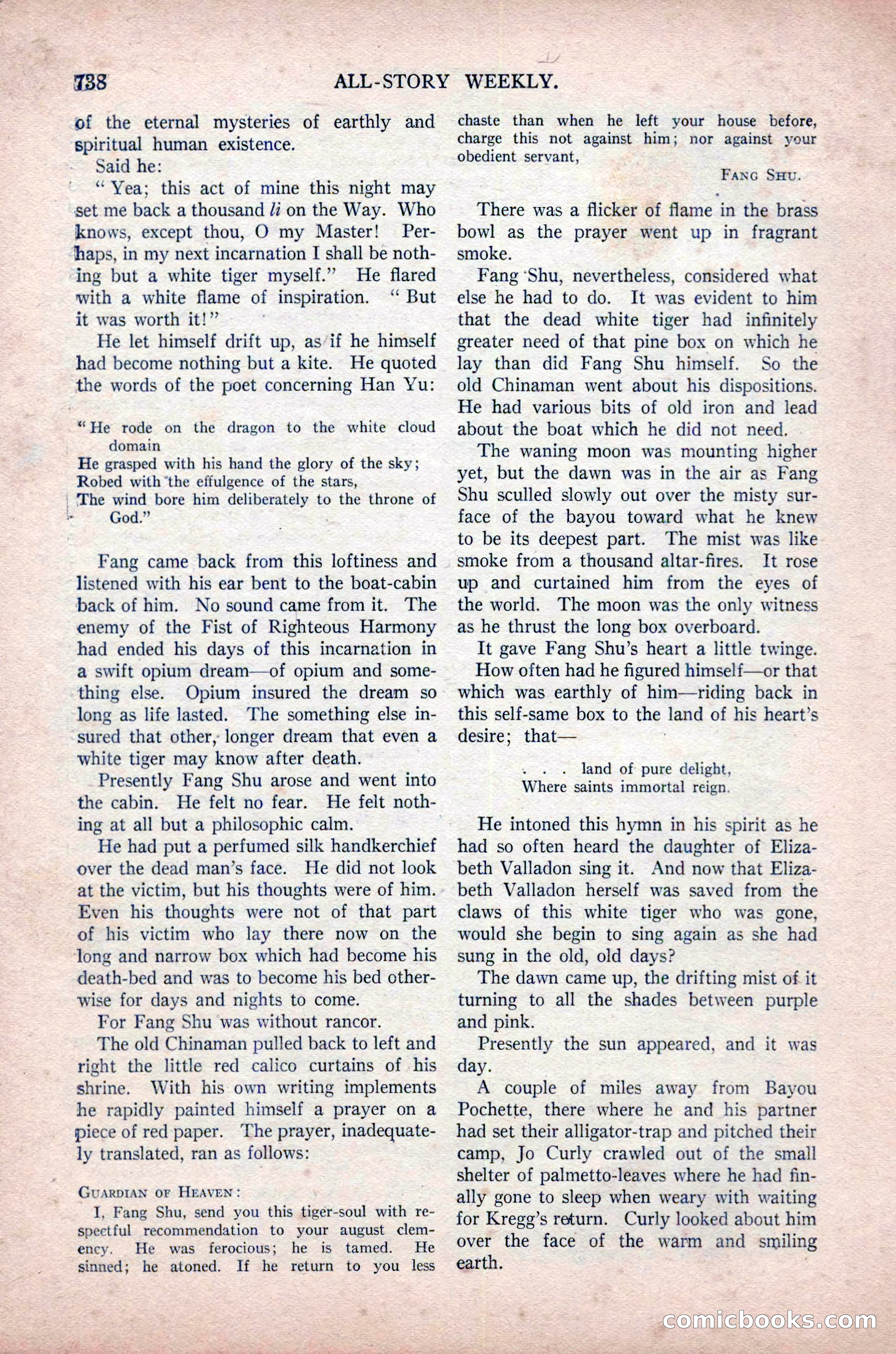 All-Story Weekly, November 16, 1918 — page 172 of 188