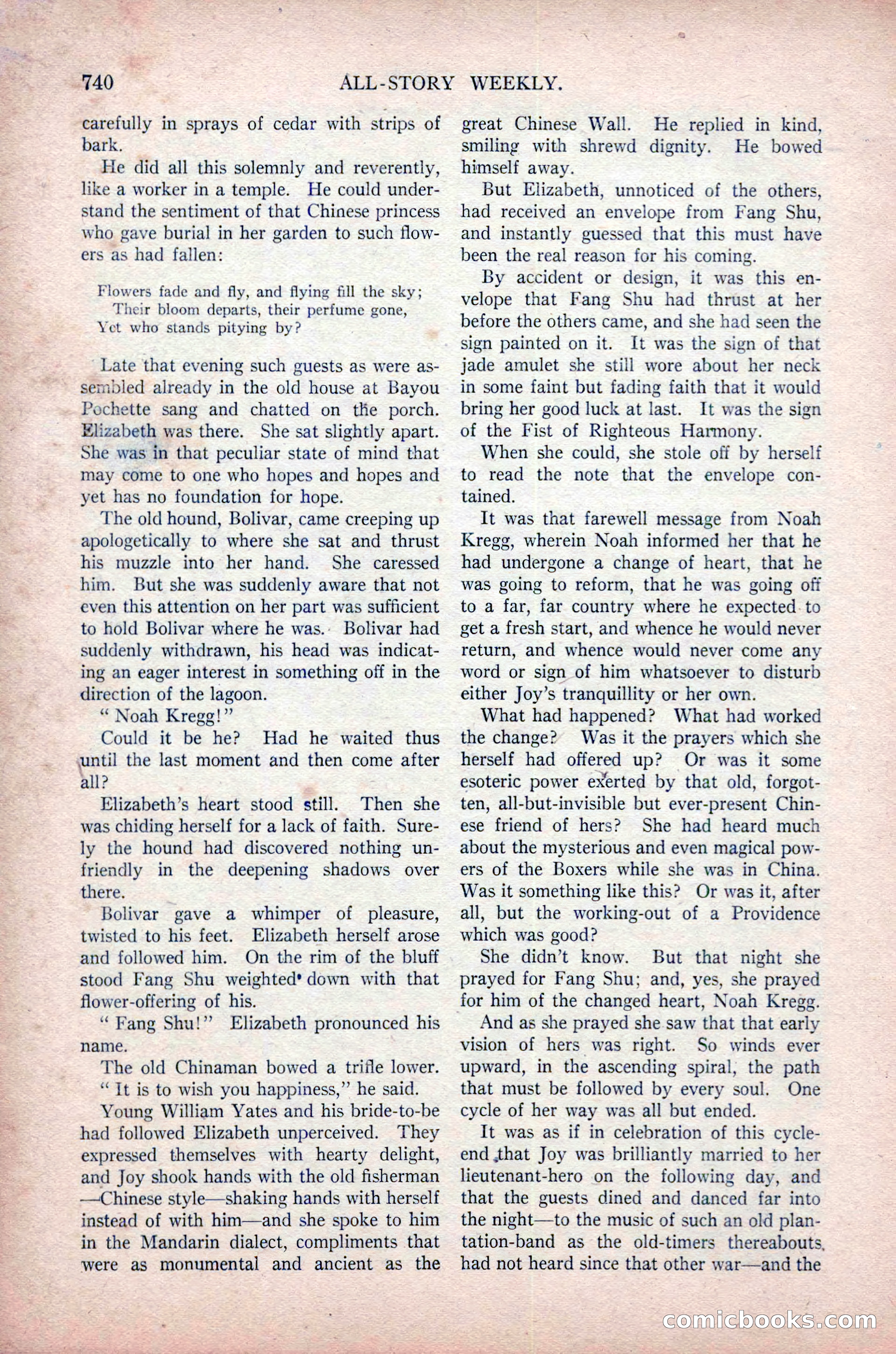 All-Story Weekly, November 16, 1918 — page 174 of 188